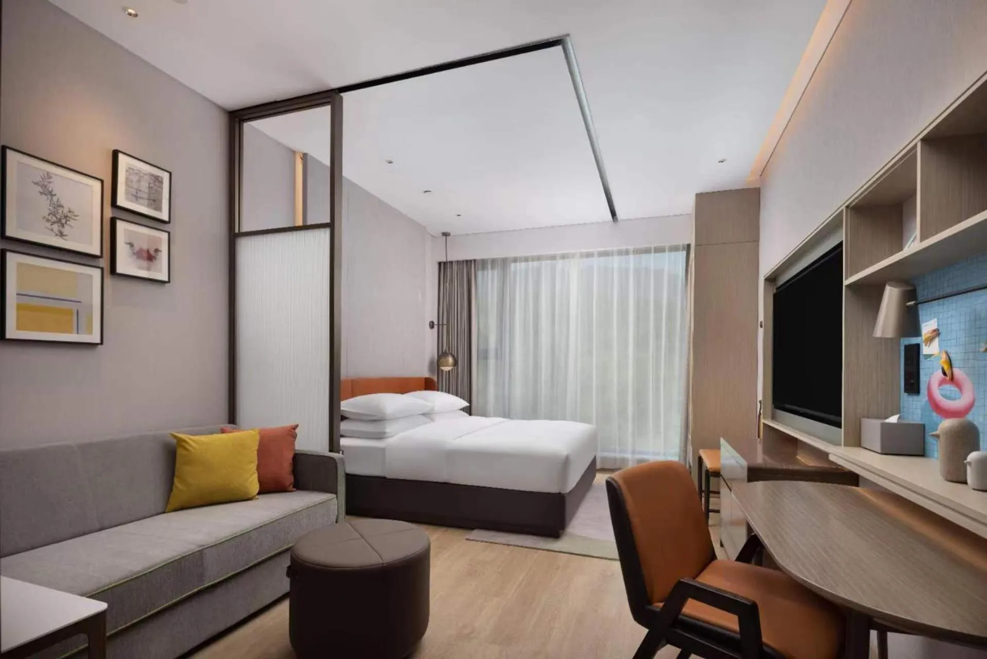 Photo of the whole room, Bed in Home2 Suites by Hilton Chenzhou Nuanshui Hot Spring