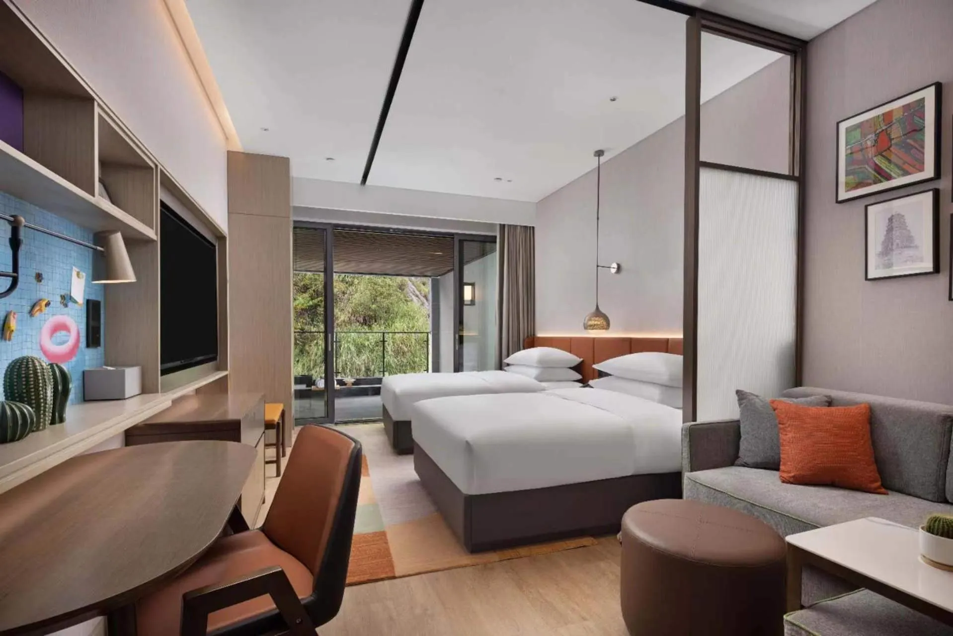 Photo of the whole room, Bed in Home2 Suites by Hilton Chenzhou Nuanshui Hot Spring