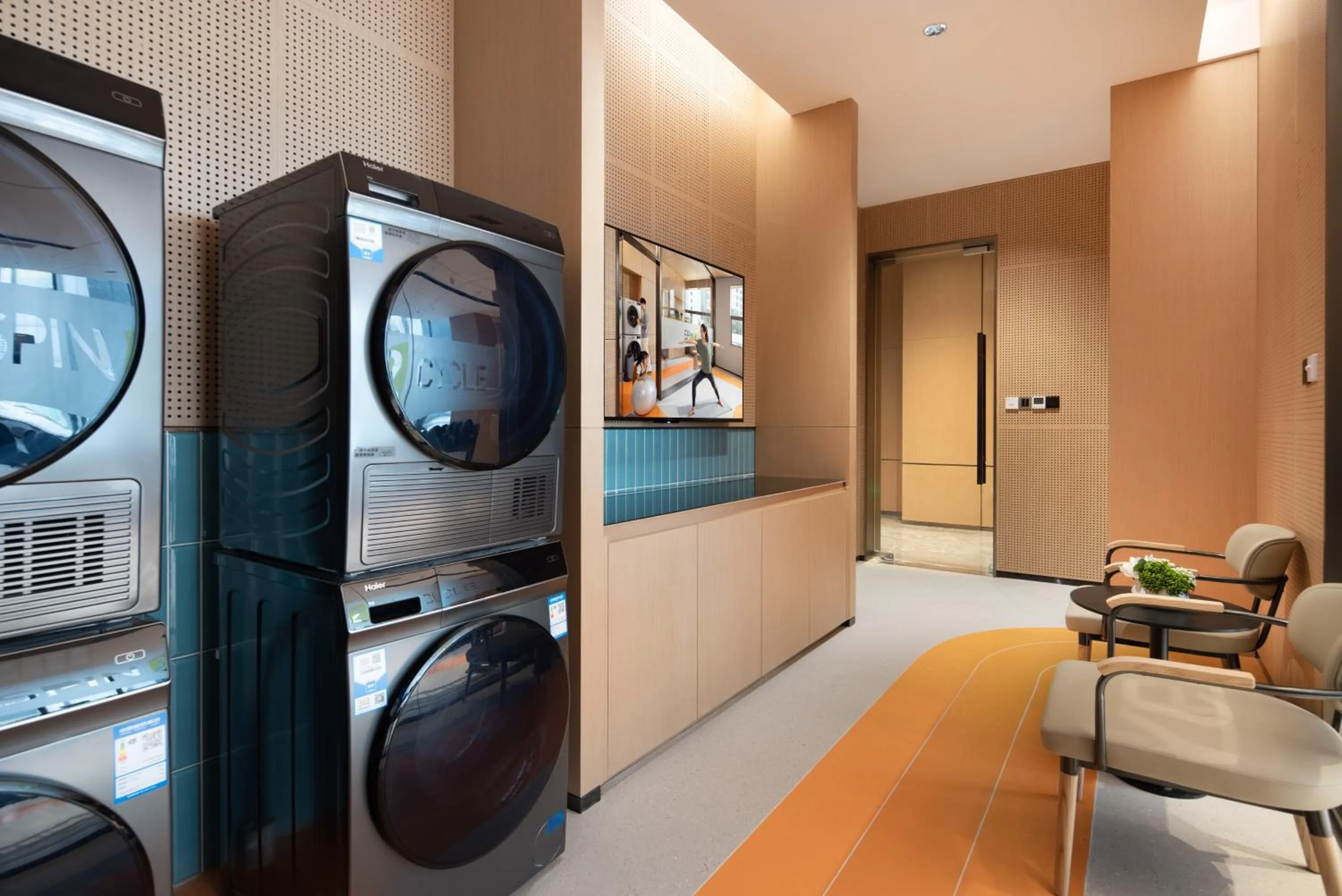 washing machine in Home2 Suites by Hilton Shanwei Lufeng