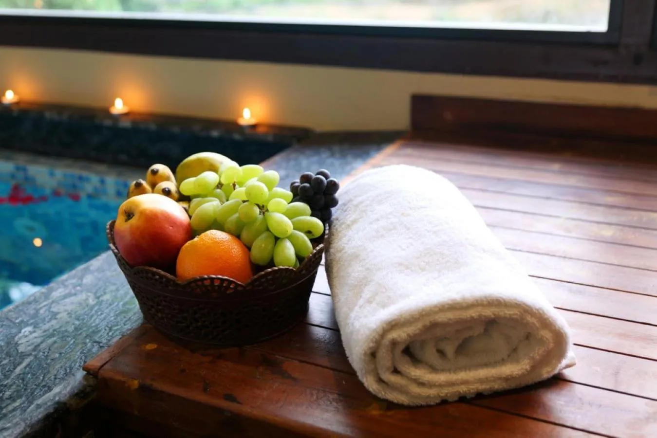 towels in Niyatma Wayanad Pool Resort by VOYE HOMES - Inside Coffee Plantation