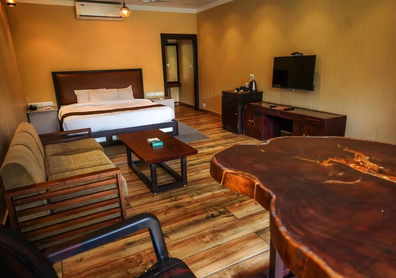 Bed in Niyatma Wayanad Pool Resort by VOYE HOMES - Inside Coffee Plantation