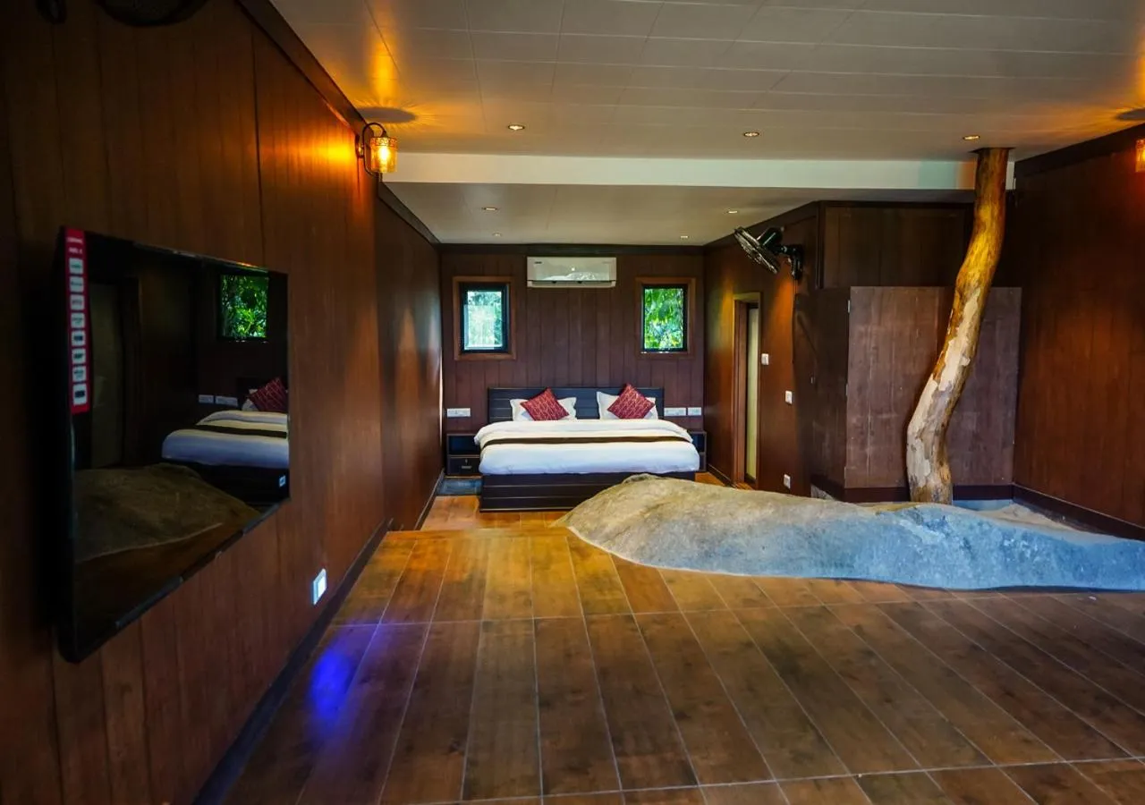 Bed in Niyatma Wayanad Pool Resort by VOYE HOMES - Inside Coffee Plantation