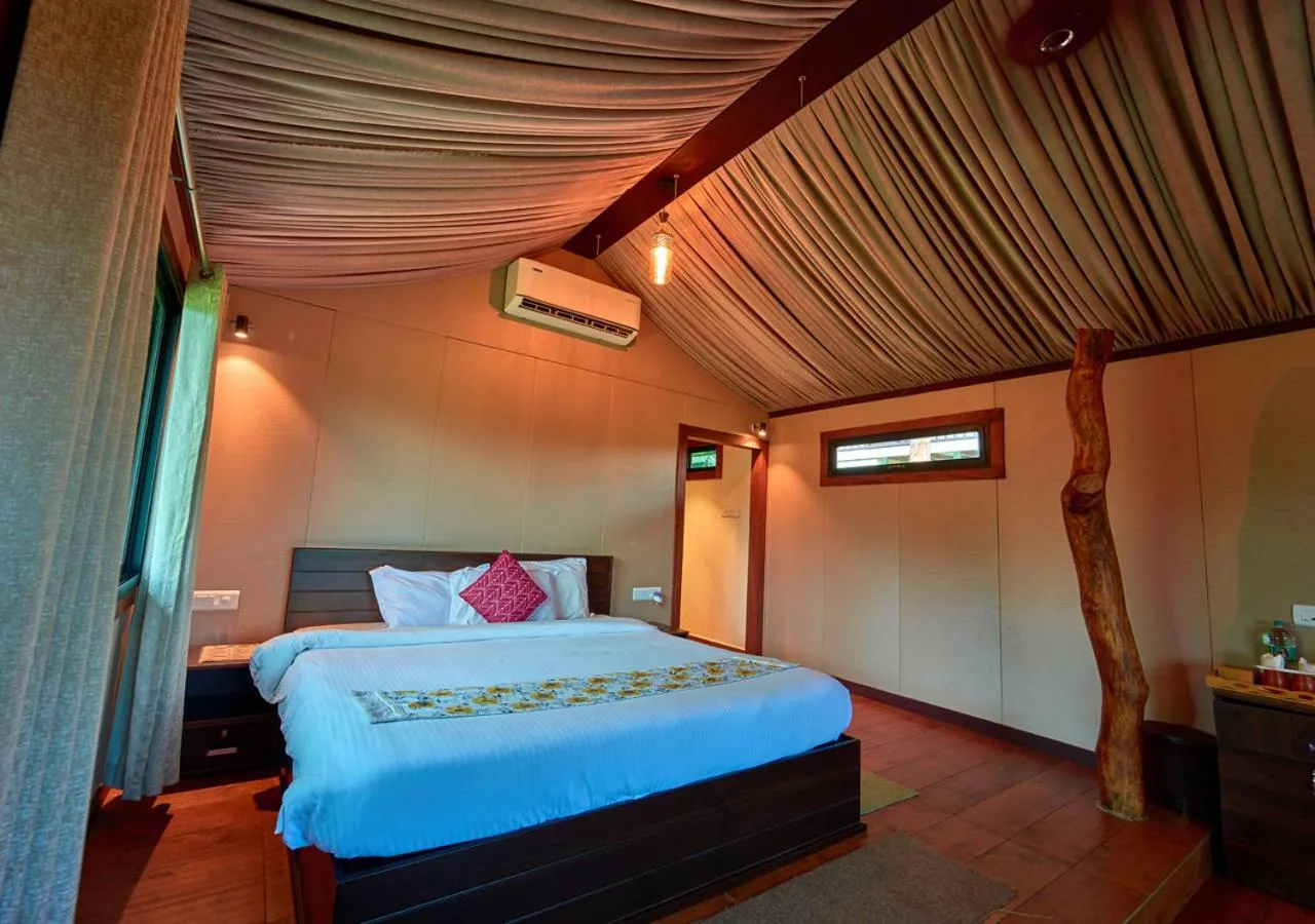 Bed in Niyatma Wayanad Pool Resort by VOYE HOMES - Inside Coffee Plantation