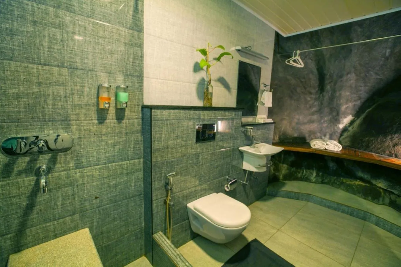 Bathroom in Niyatma Wayanad Pool Resort by VOYE HOMES - Inside Coffee Plantation