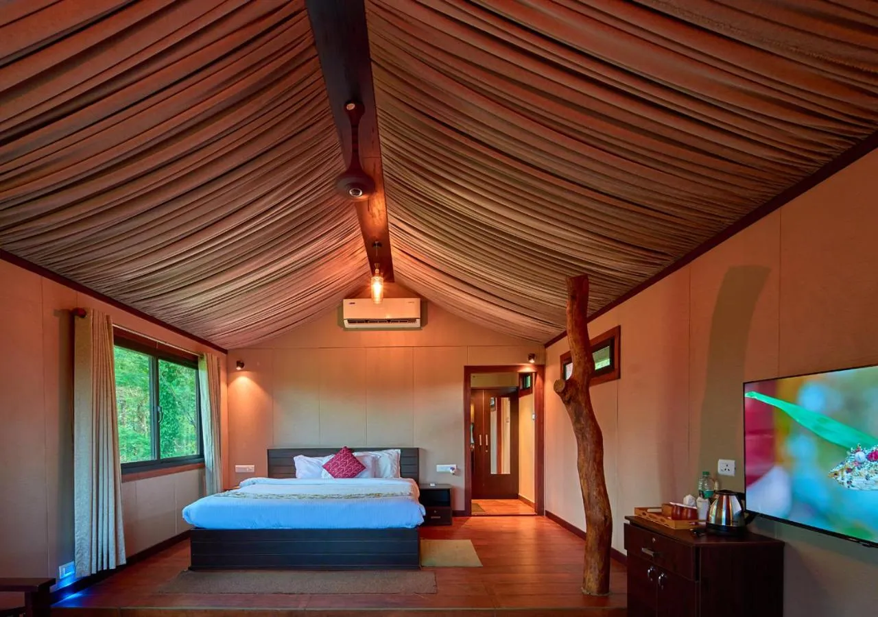 Bed in Niyatma Wayanad Pool Resort by VOYE HOMES - Inside Coffee Plantation