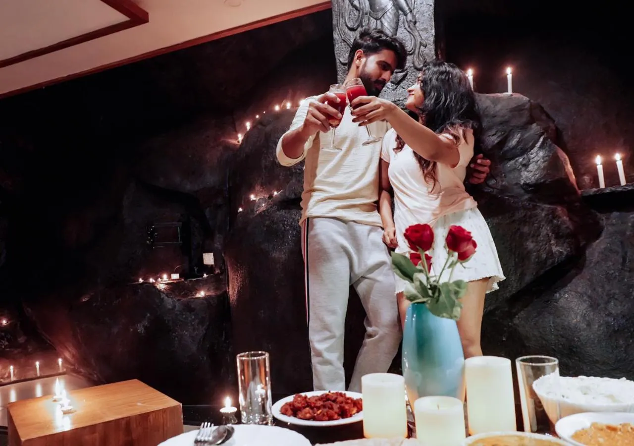 People in Niyatma Wayanad Pool Resort by VOYE HOMES - Inside Coffee Plantation