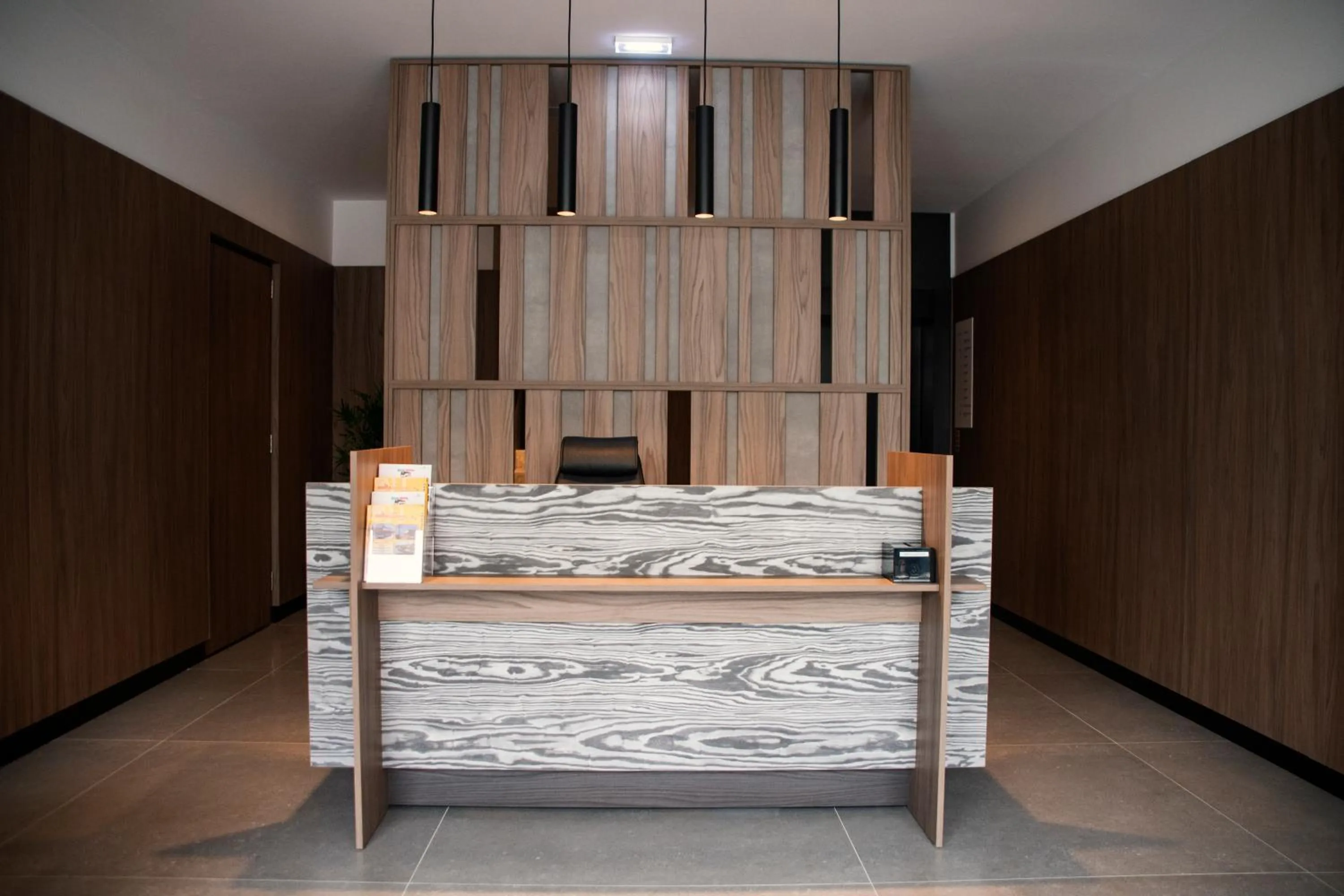 Lobby or reception in Park Heights by the Warren Collection