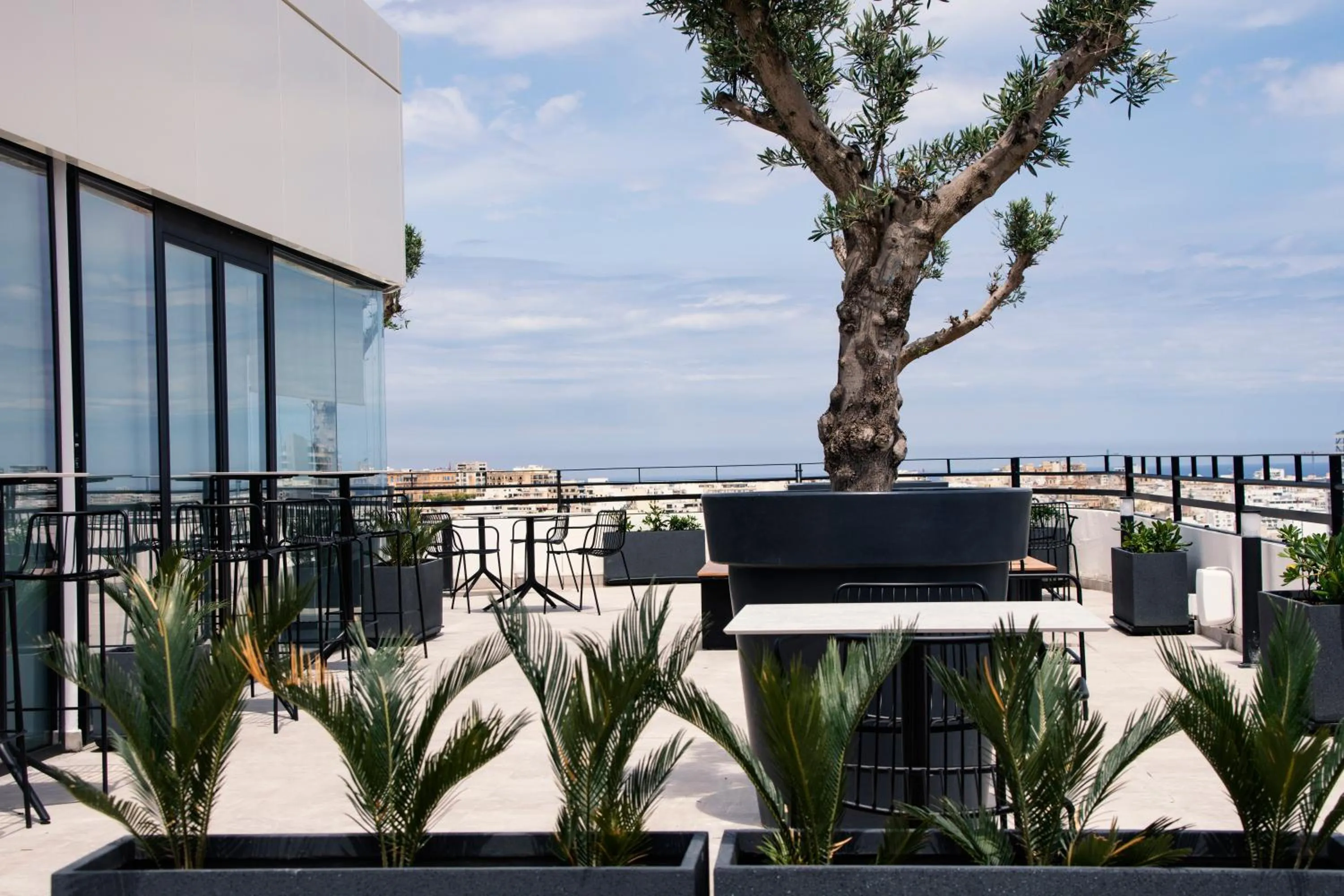 Patio in Park Heights by the Warren Collection