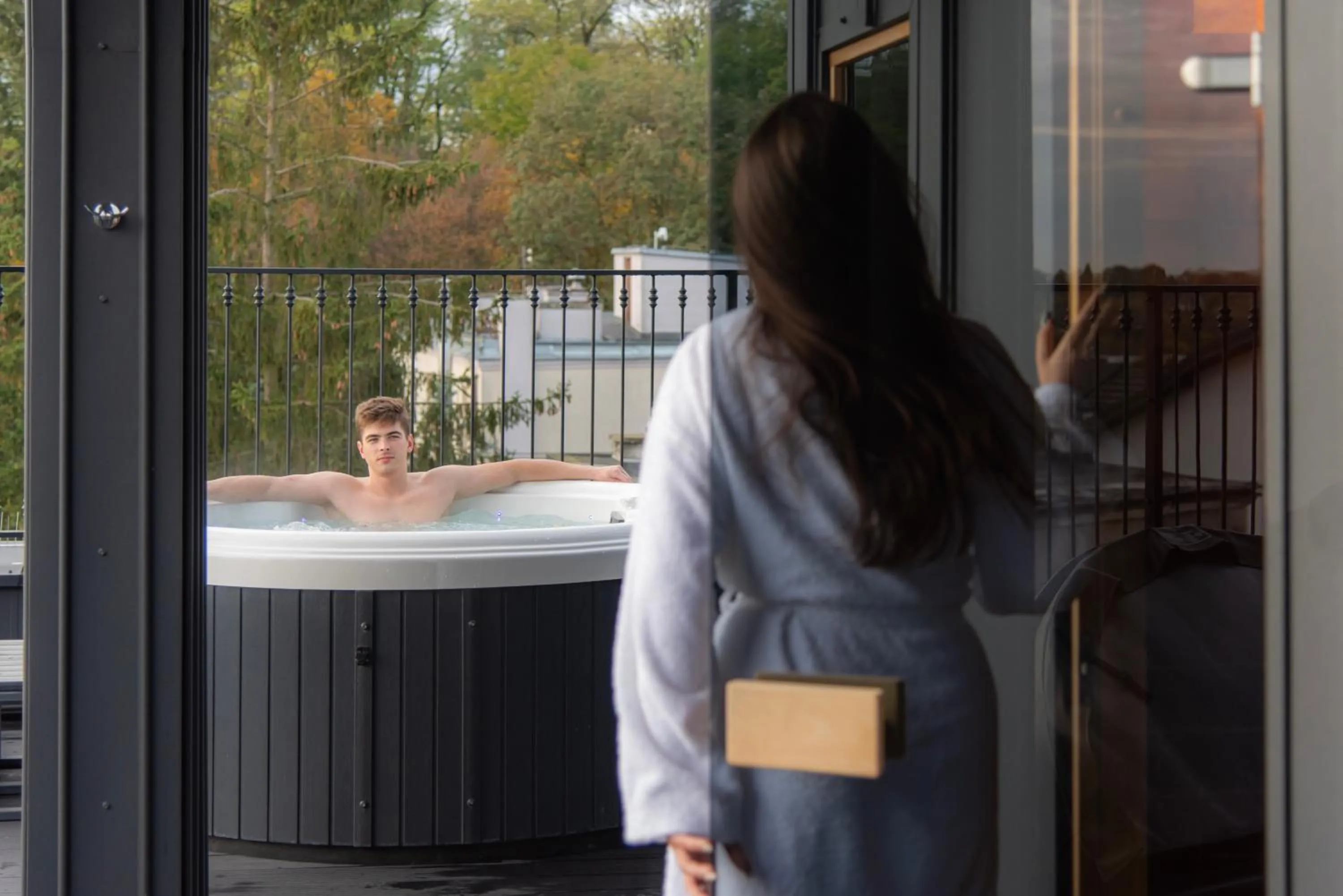 Hot Tub in Hotel Polonia PARK Medical Center & Spa