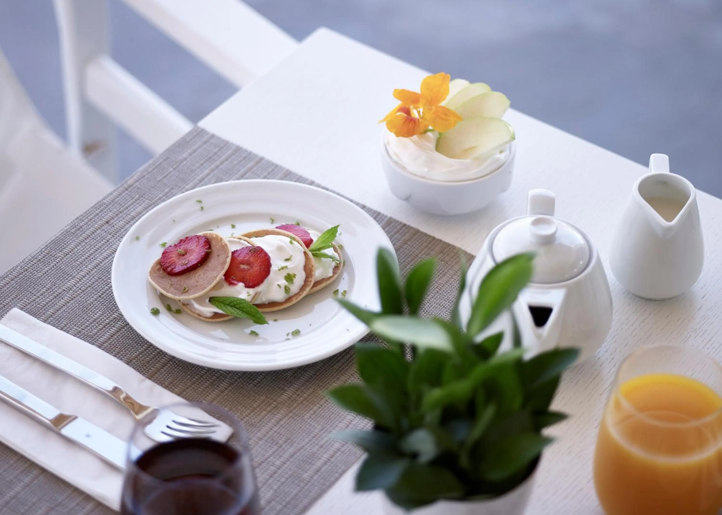 Breakfast in Knossos Beach Bungalows Suites Resort & Spa