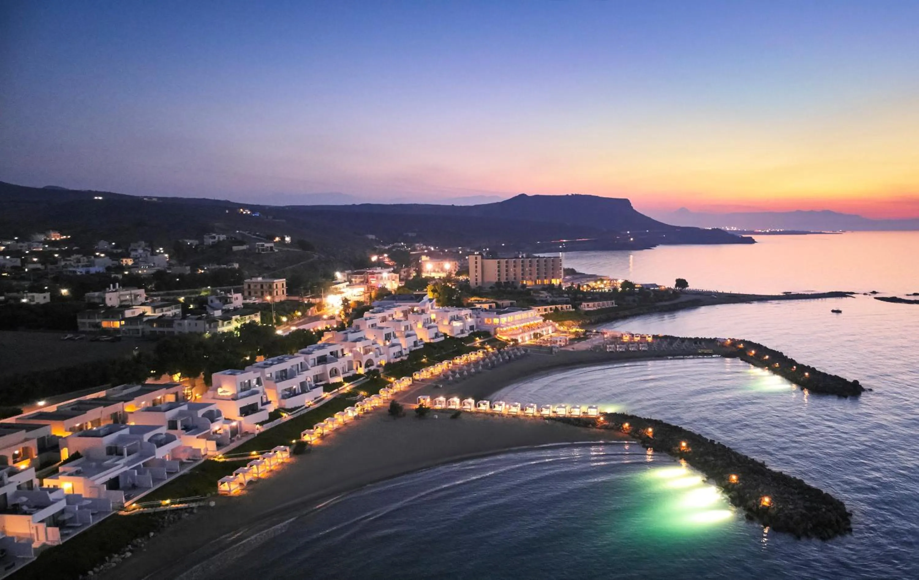 Bird's eye view, Bird's-eye View in Knossos Beach Bungalows Suites Resort & Spa