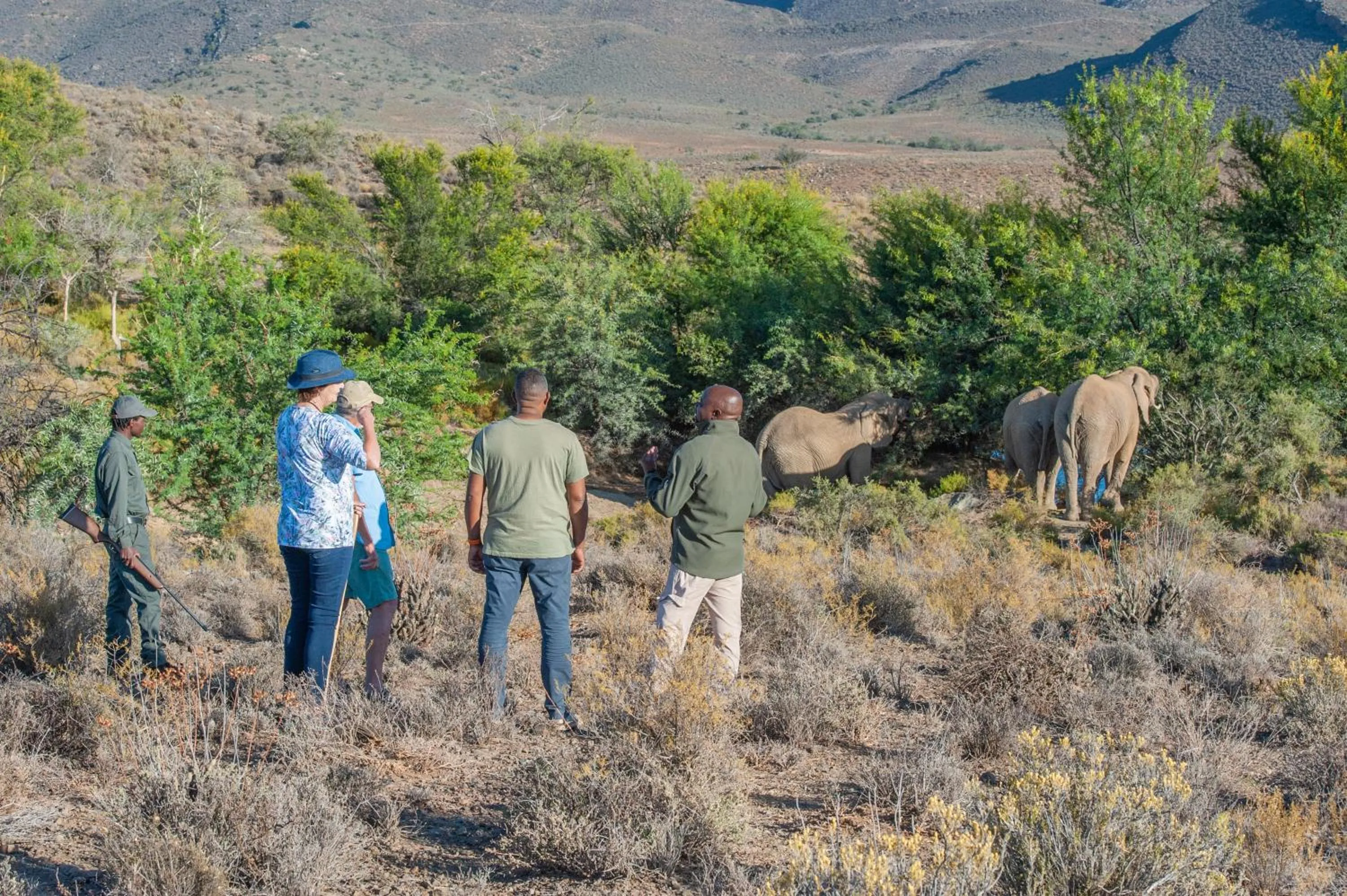 People in Mont Eco Game Reserve