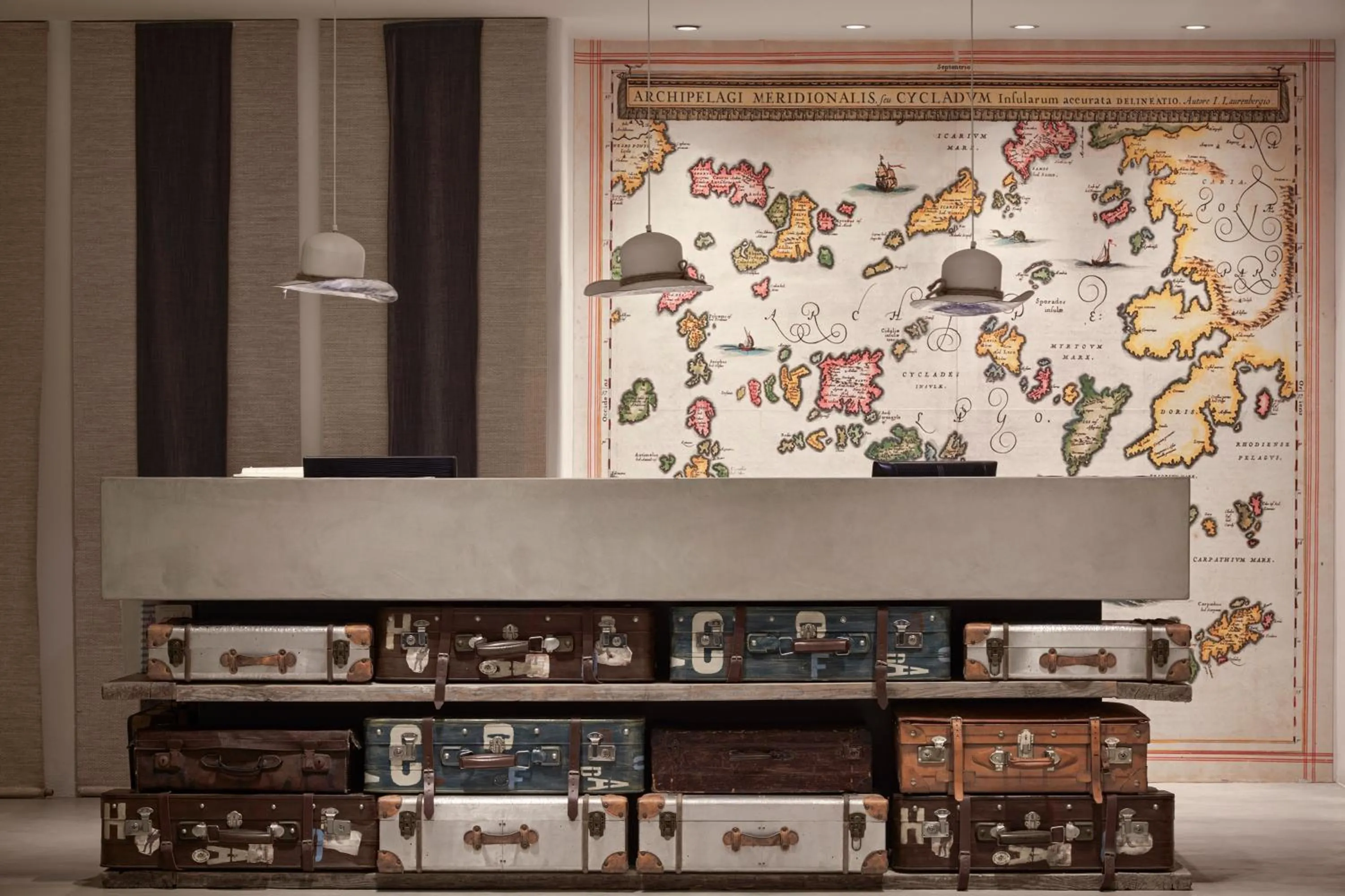 Lobby or reception in Poseidon of Paros Hotel & Spa