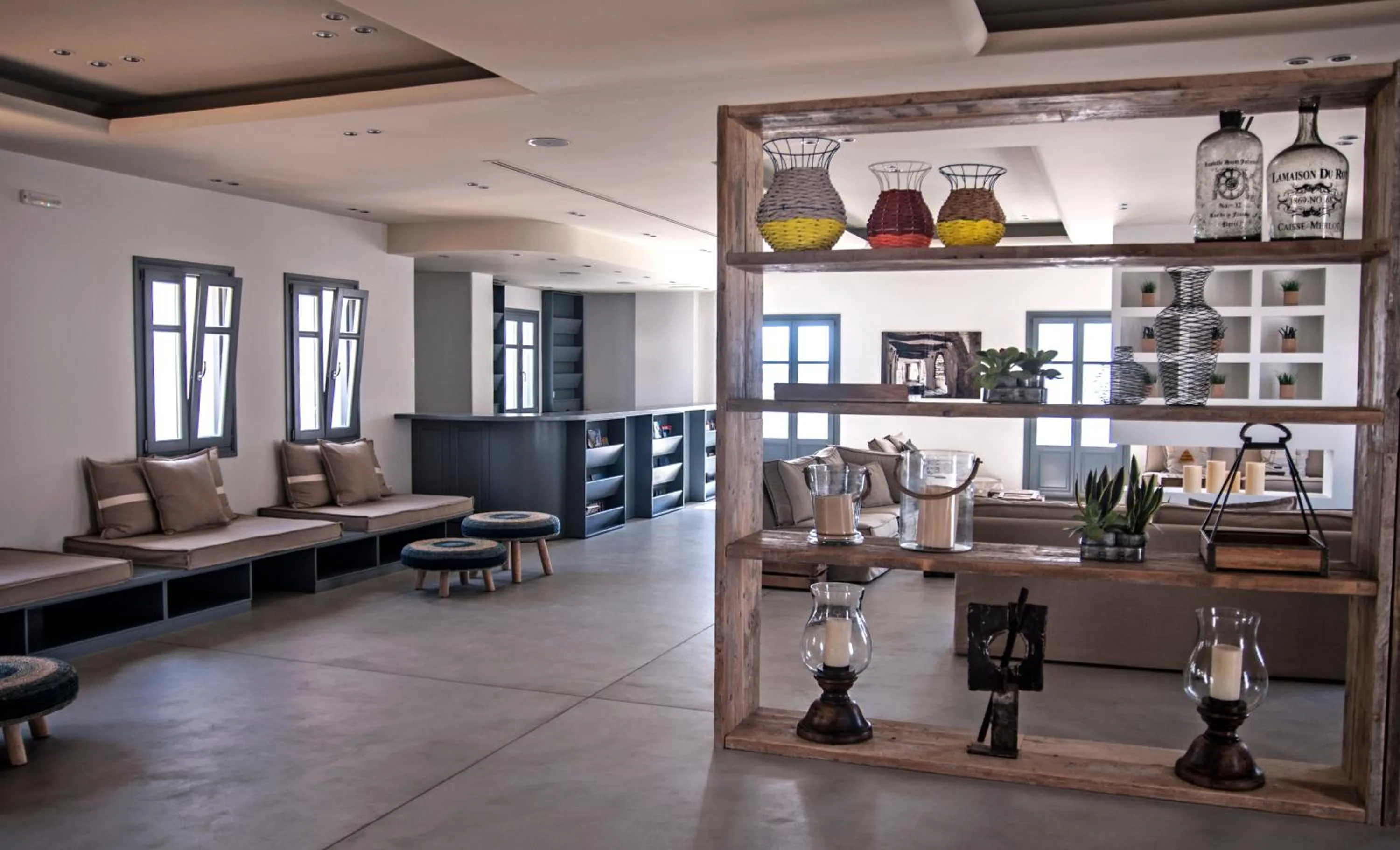 Lobby or reception in Poseidon of Paros Hotel & Spa