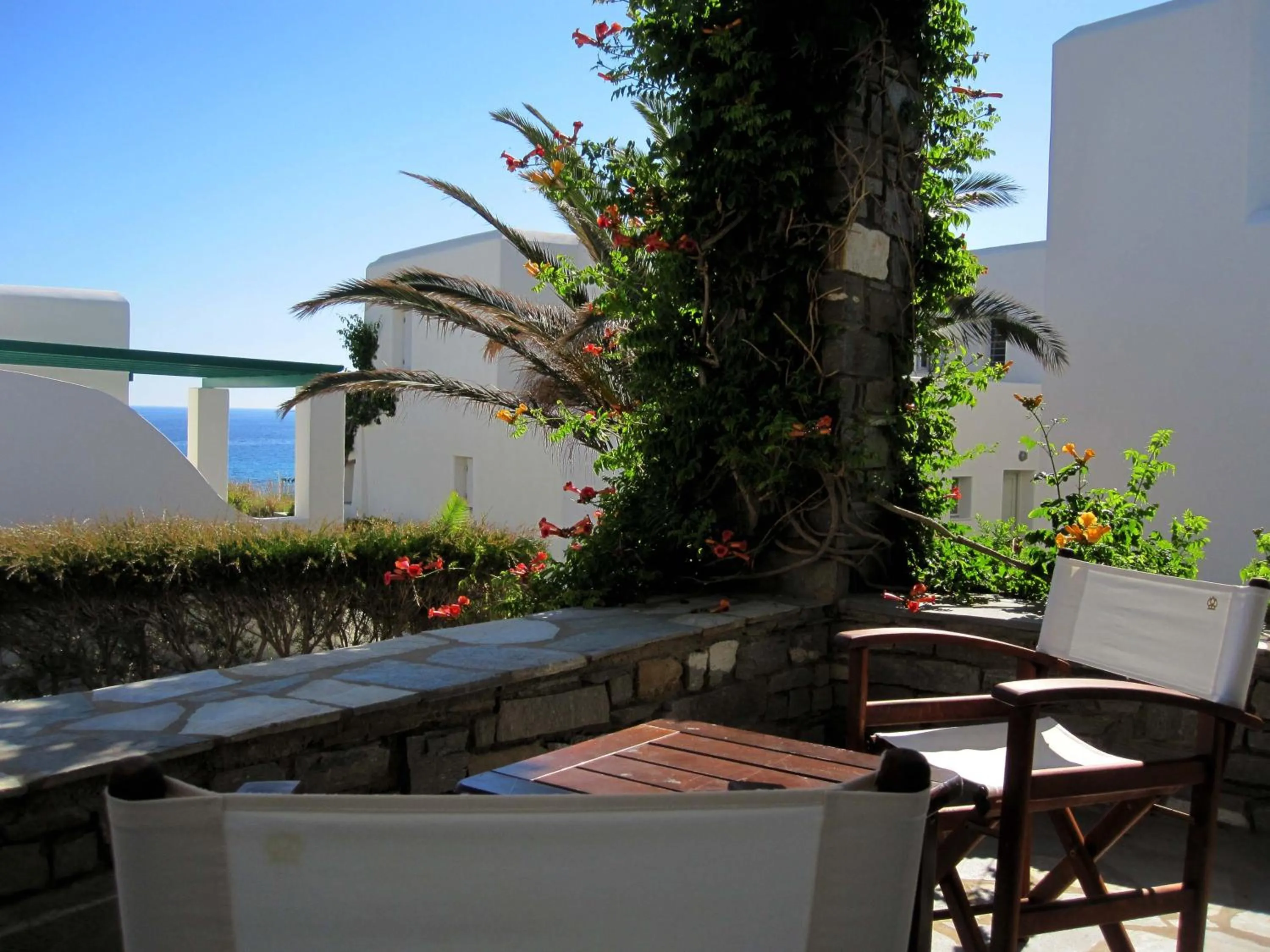 Balcony/Terrace in Poseidon of Paros Hotel & Spa