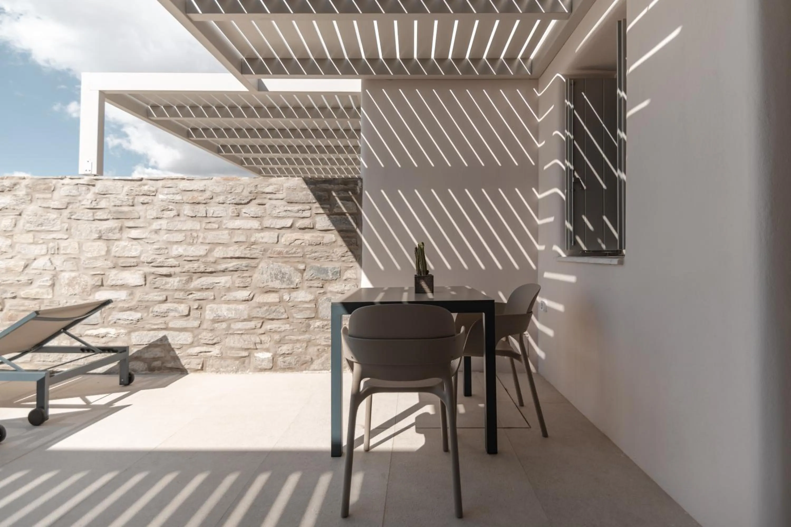 Balcony/Terrace in Poseidon of Paros Hotel & Spa