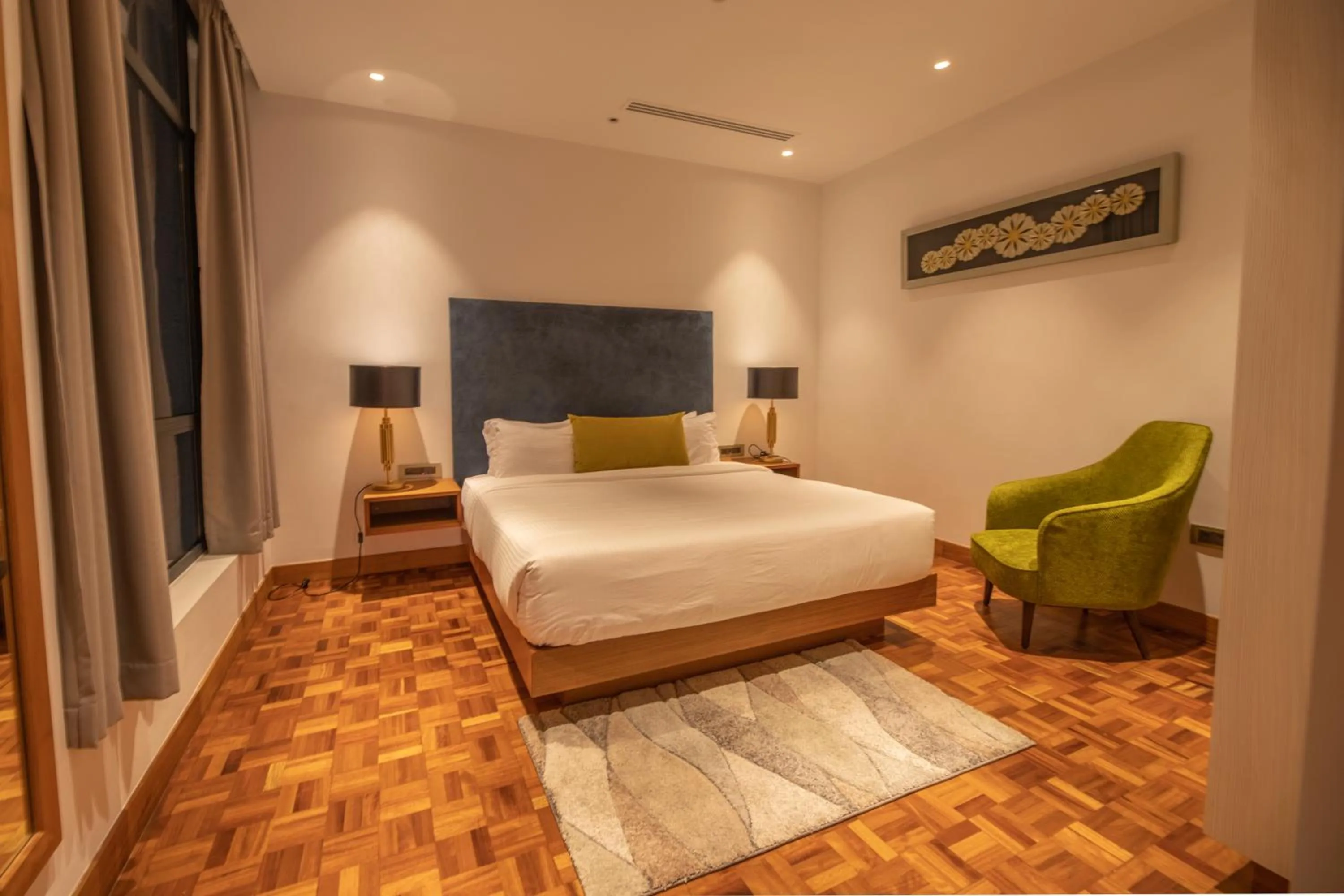 Bed in Broadwalk Residency