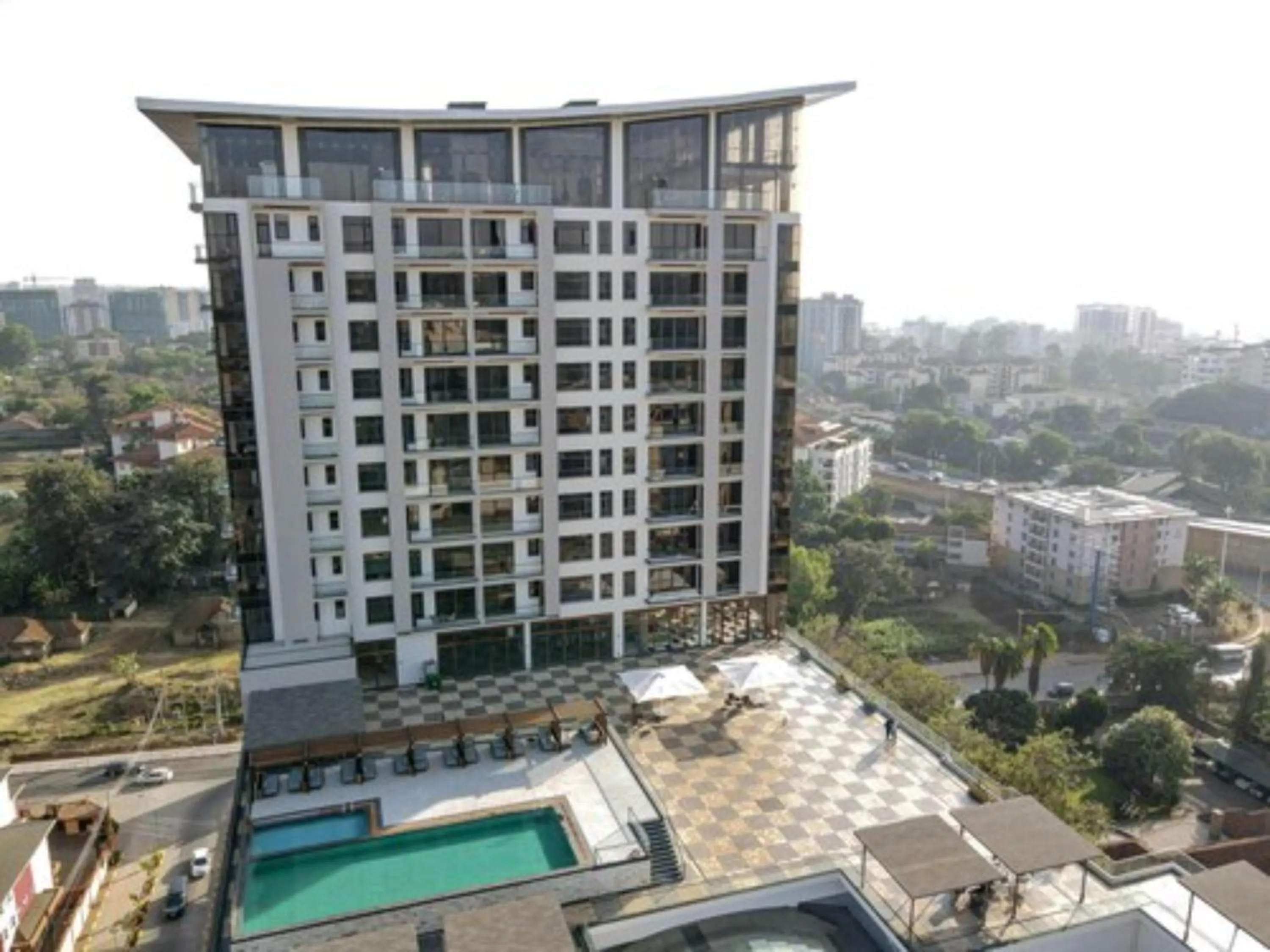 Property building in Broadwalk Residency