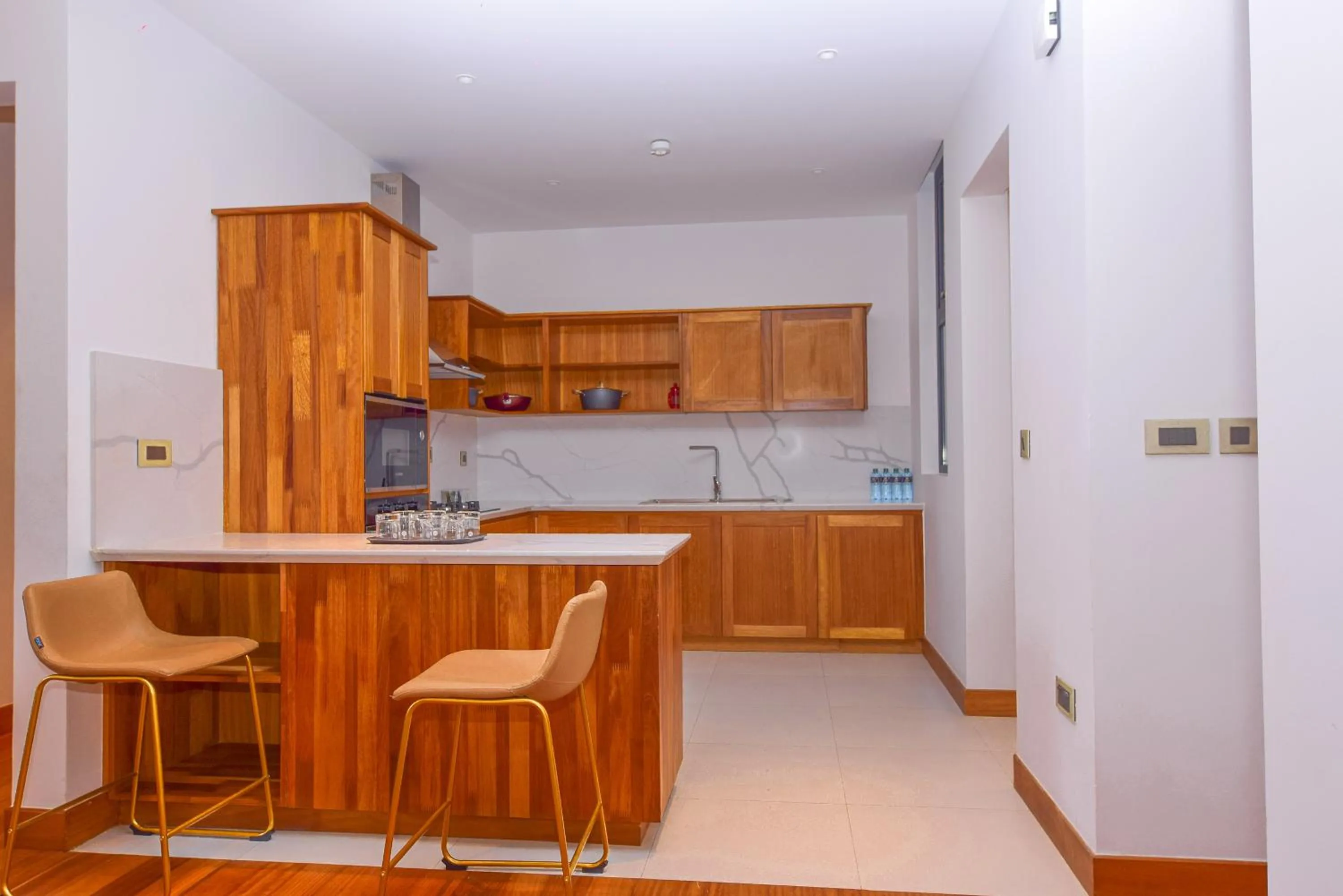 Kitchen or kitchenette in Broadwalk Residency