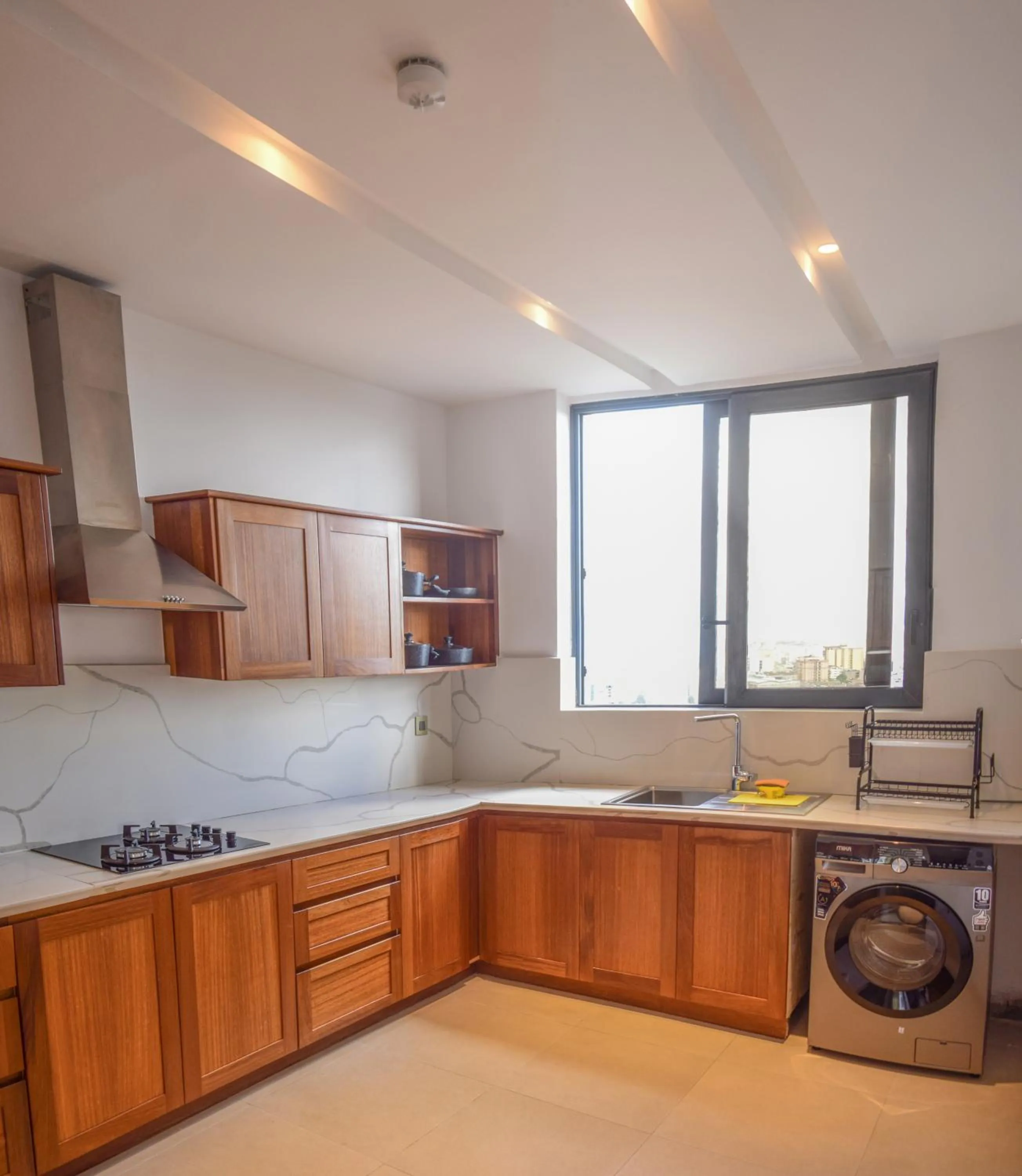 Kitchen or kitchenette in Broadwalk Residency