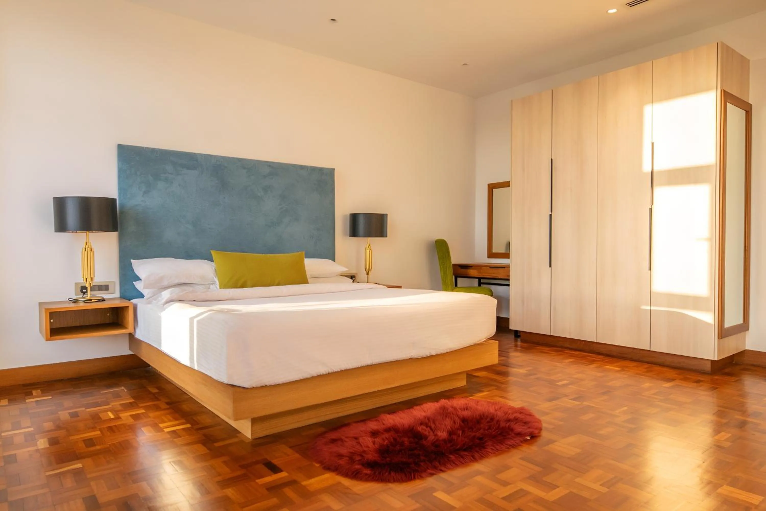 Bedroom, Bed in Broadwalk Residency