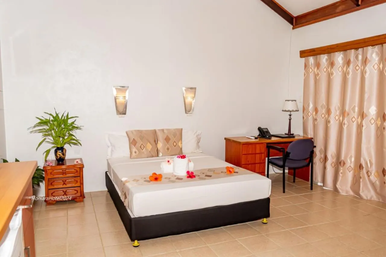 Bed in Honiara Hotel