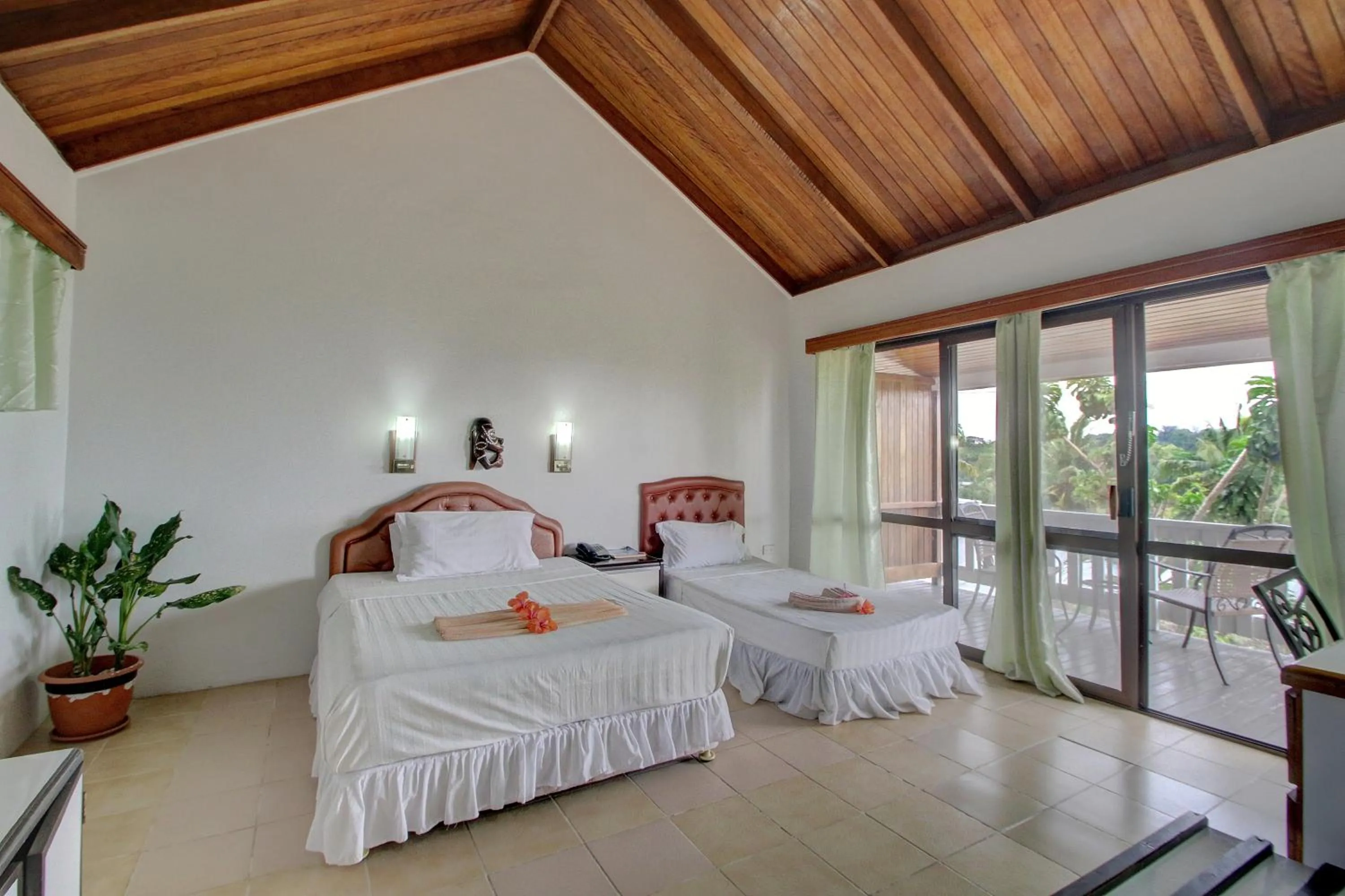 Bed in Honiara Hotel