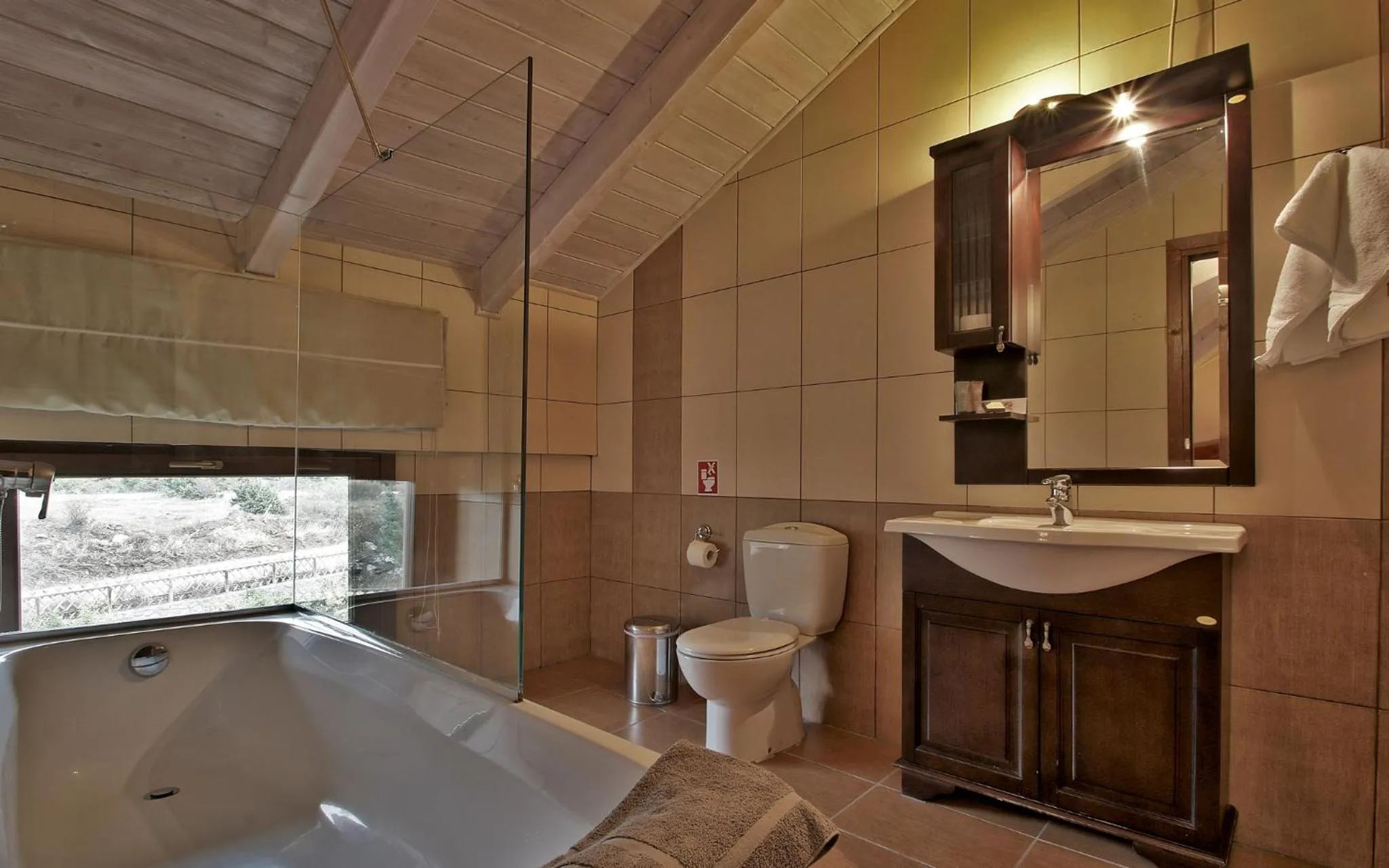 Shower in Boutique Hotel Skamnos Arachova