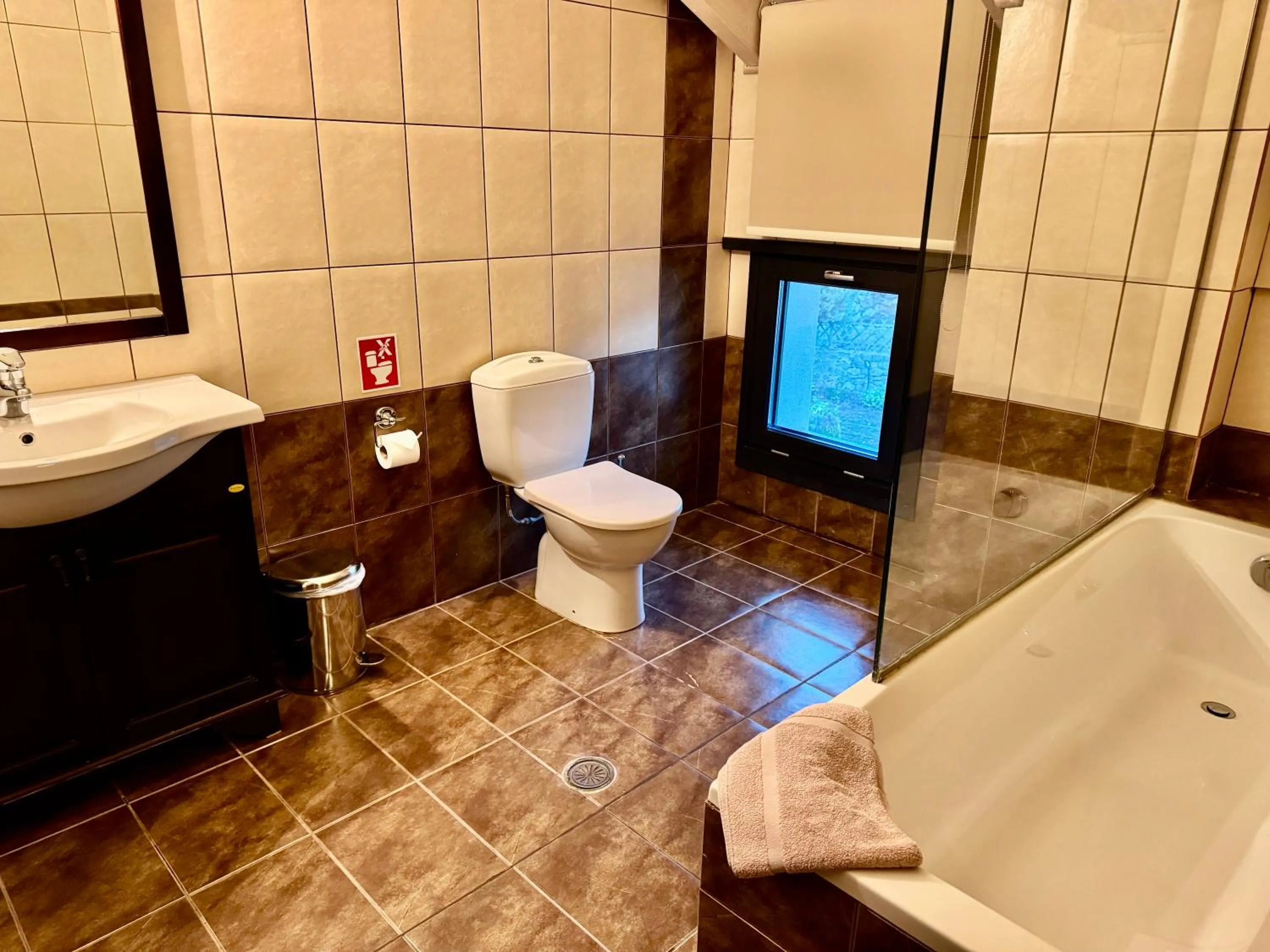 Toilet in Boutique Hotel Skamnos Arachova