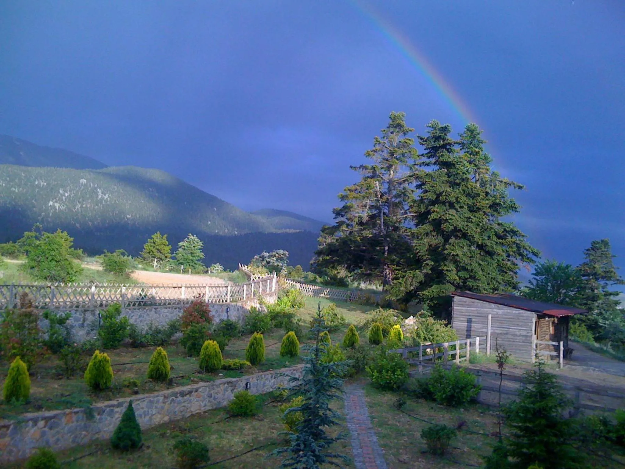 Garden in Boutique Hotel Skamnos Arachova