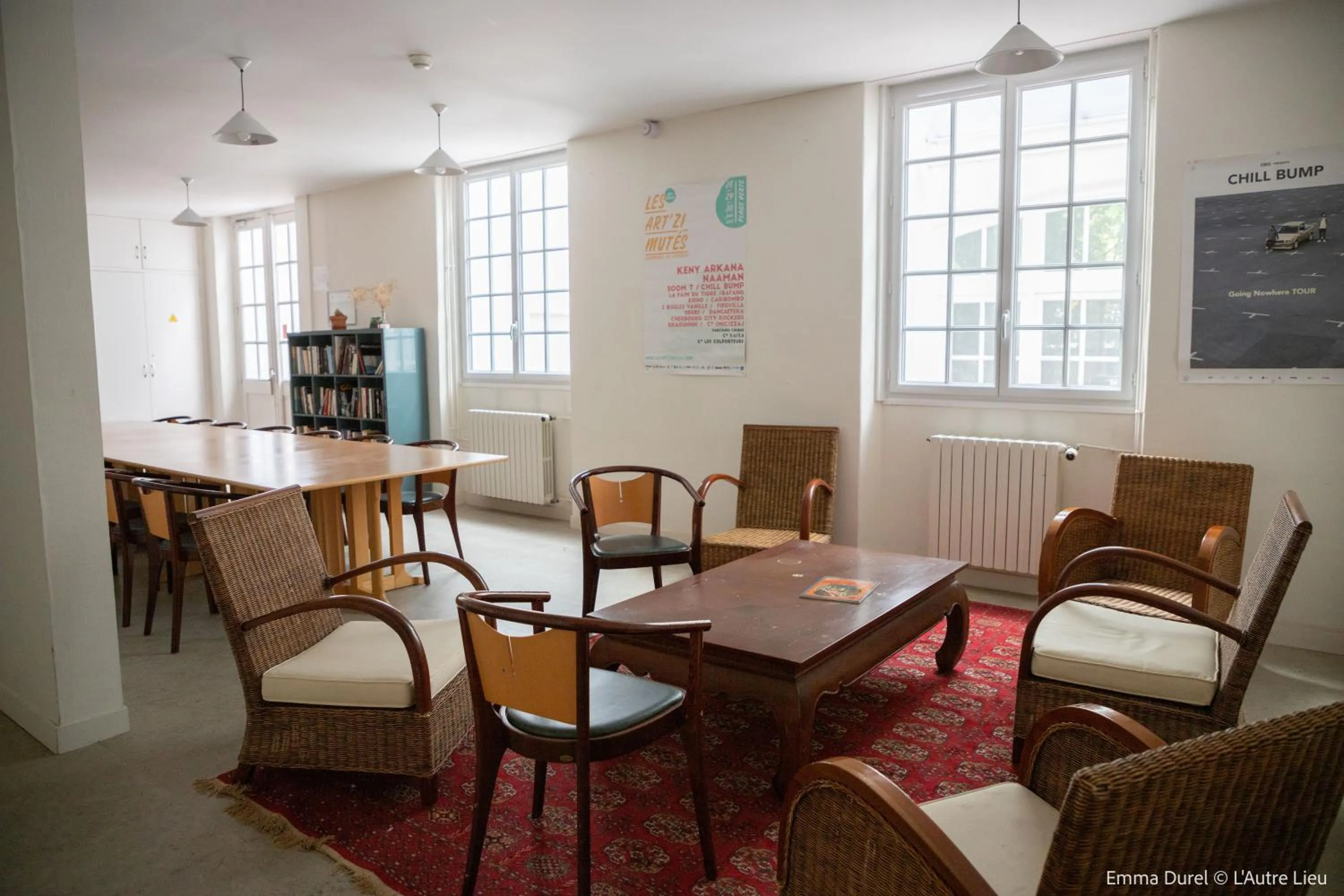 Seating area in L'Autre Lieu