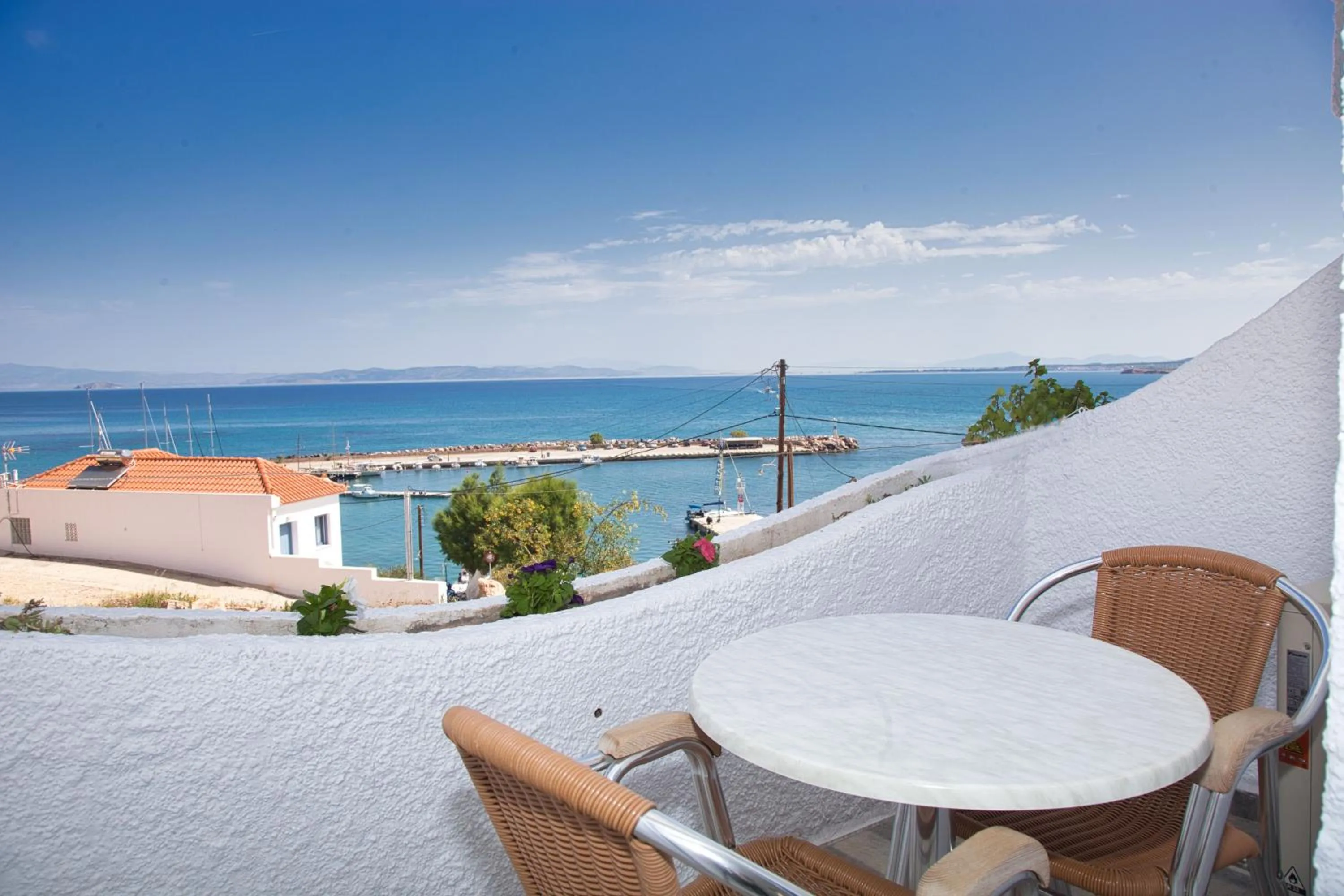 Balcony/Terrace in The Milos