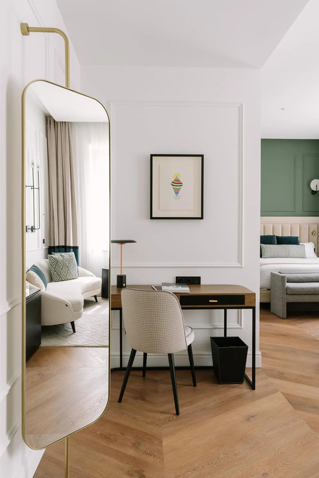 Decorative detail, Bed in Palacio Arriluce Hotel - The Leading Hotels of the World