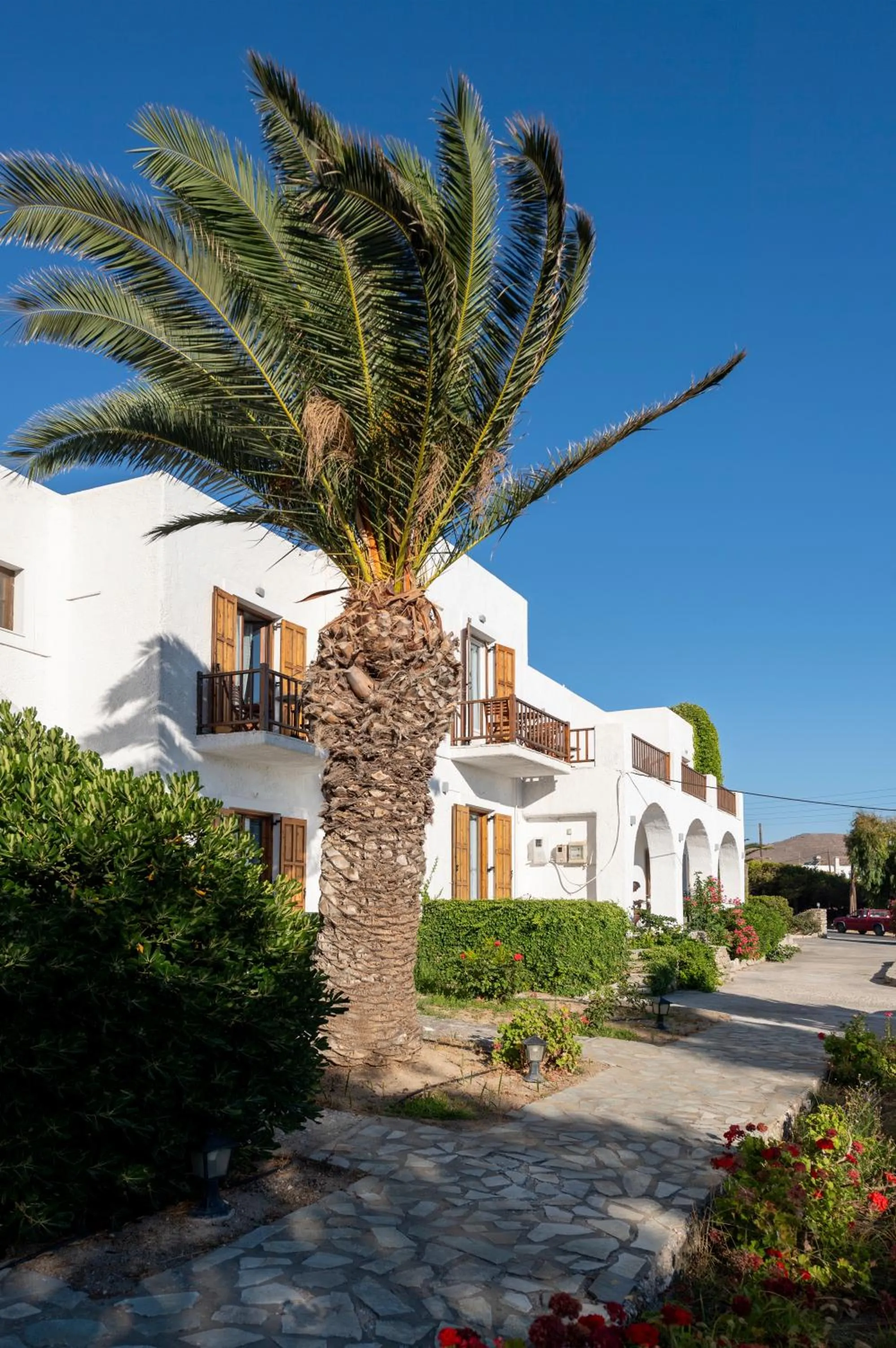 Garden view in Hotel Swiss Home