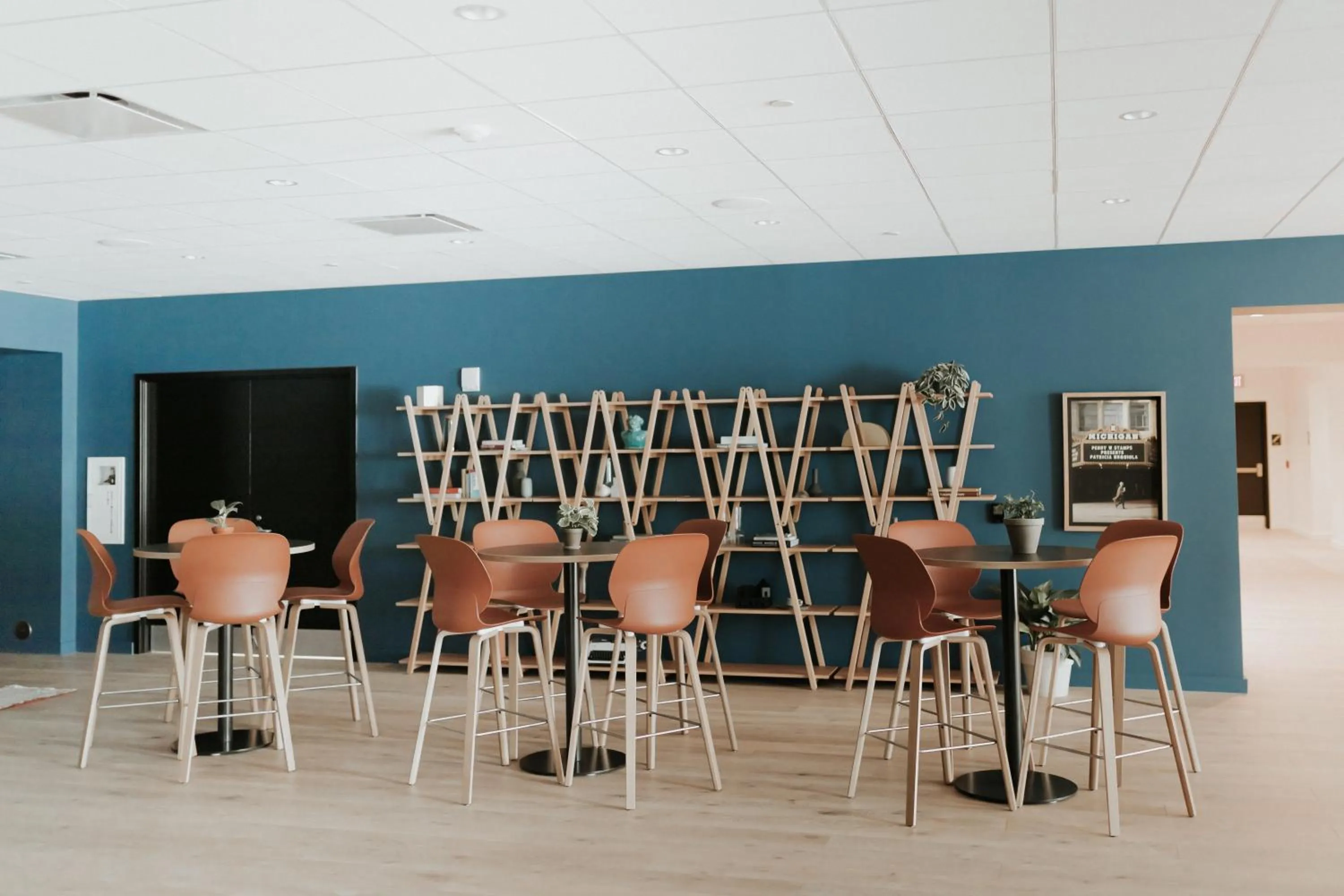 Lobby or reception in Haworth Hotel at Hope College