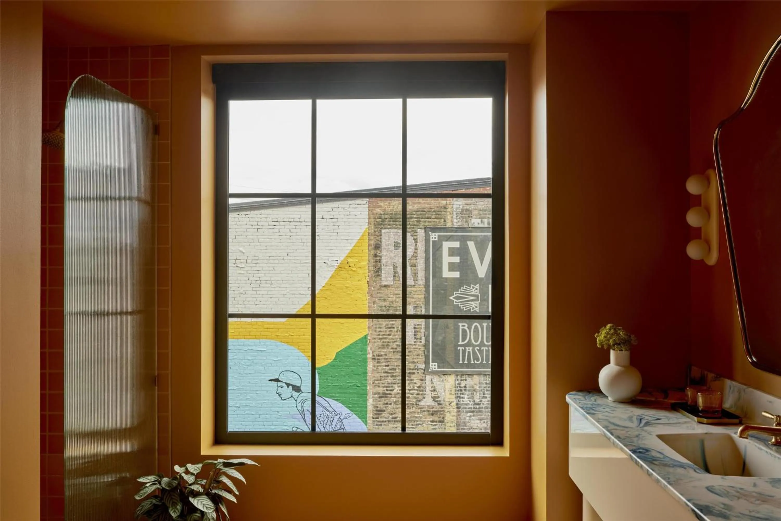 Bathroom in Hotel Genevieve, part of JdV by Hyatt