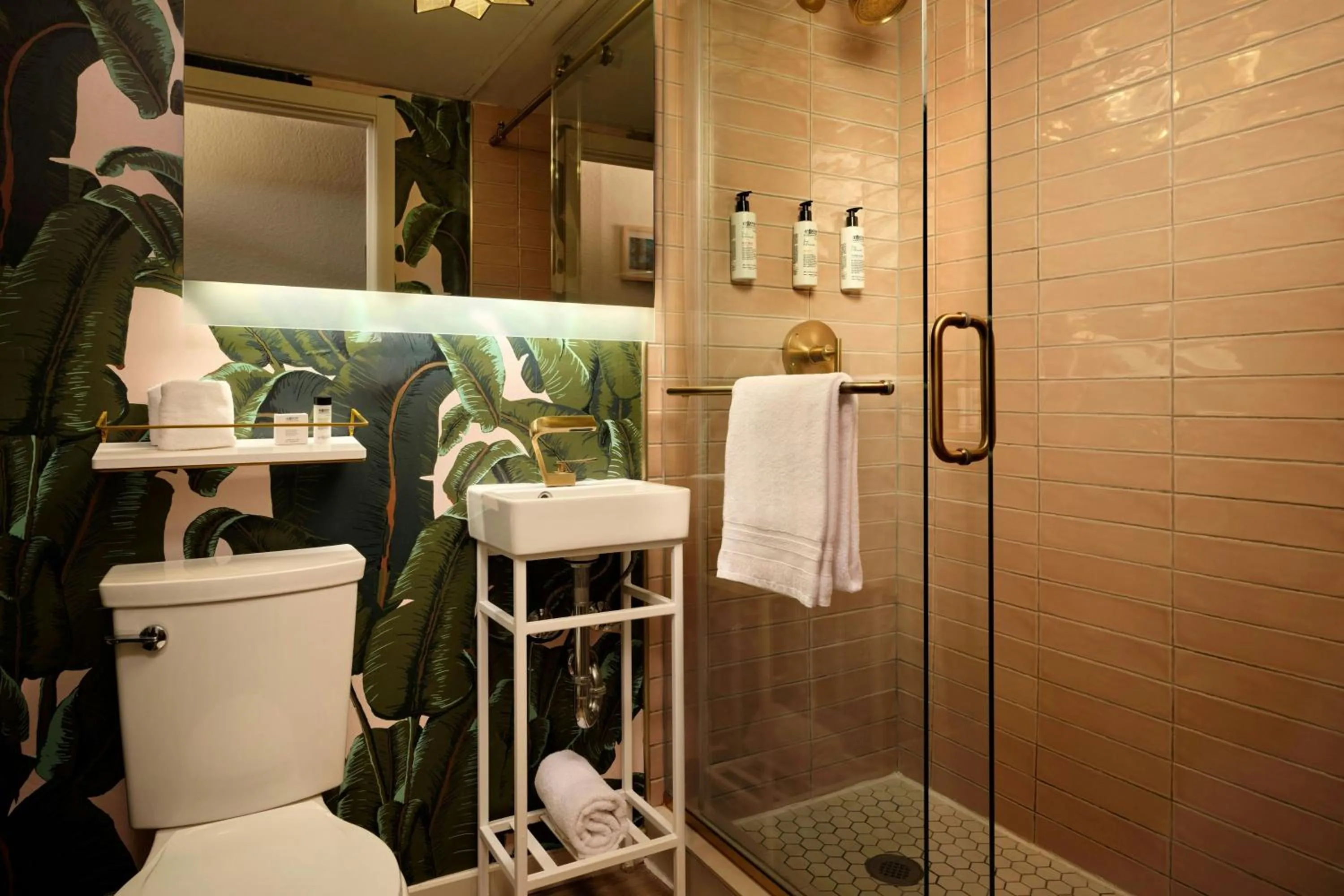 Bathroom in FOUND Hotels, Miami Beach, Series by Marriott