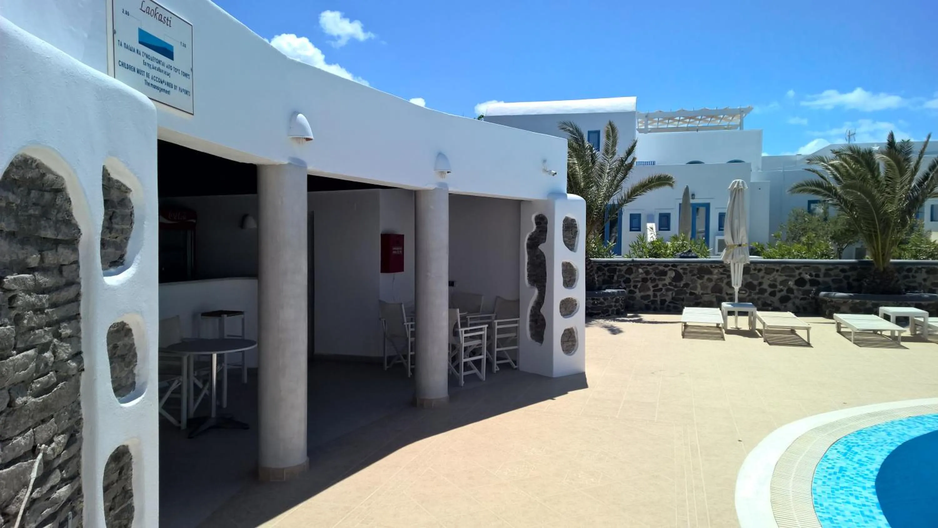 Area and facilities in Laokasti Villas