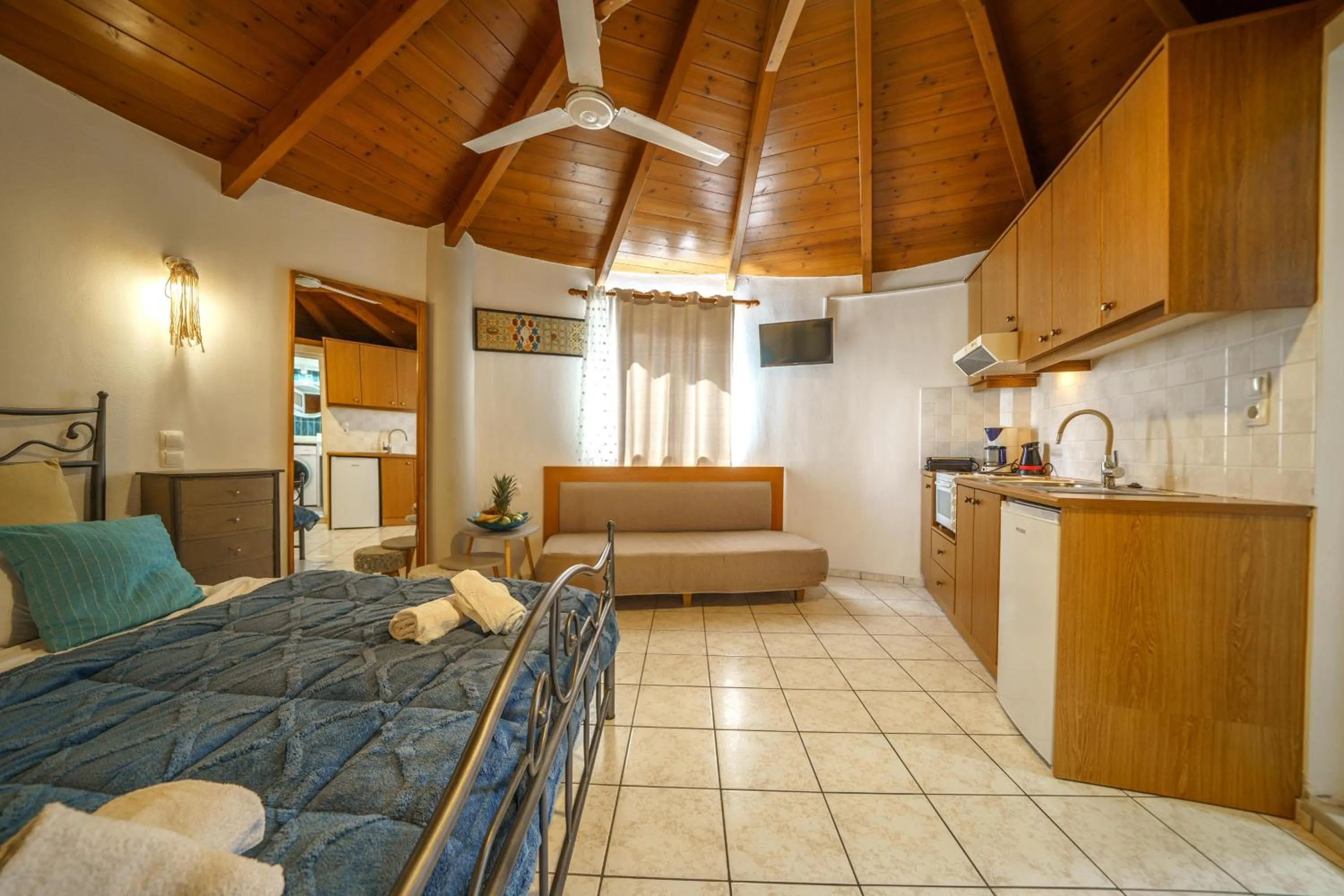 Bedroom, Bed in RODI BLUE apartments