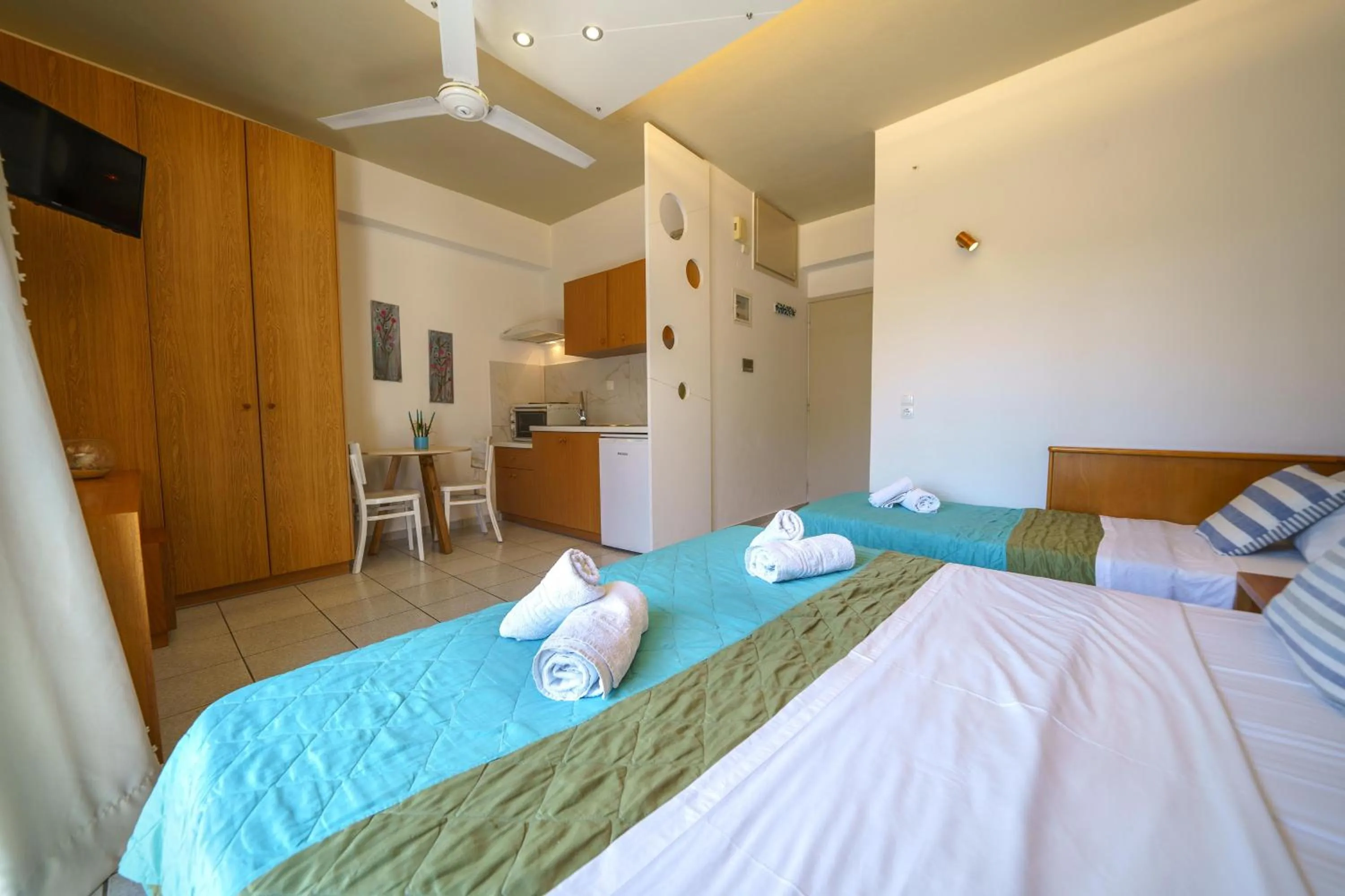 Bedroom, Bed in RODI BLUE apartments