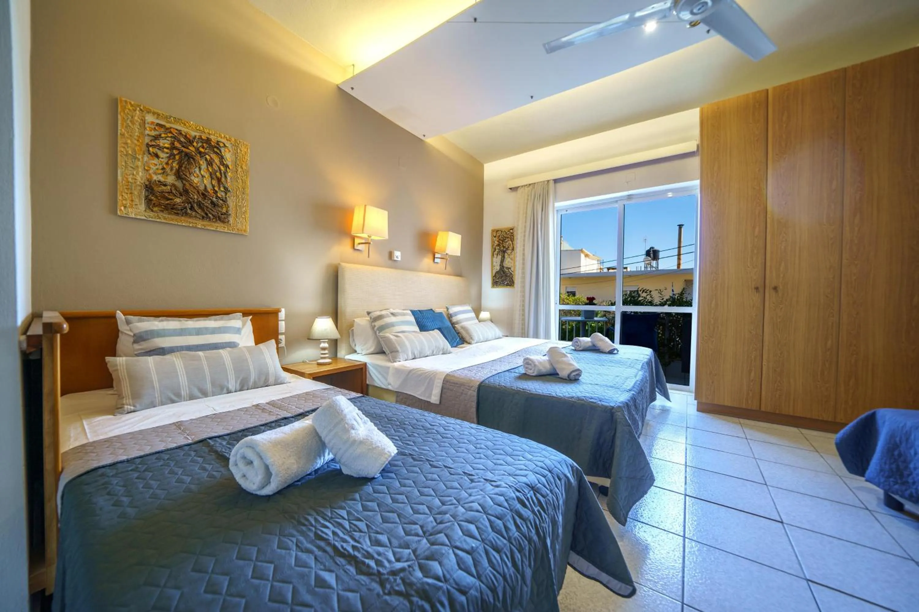 Bed in RODI BLUE apartments