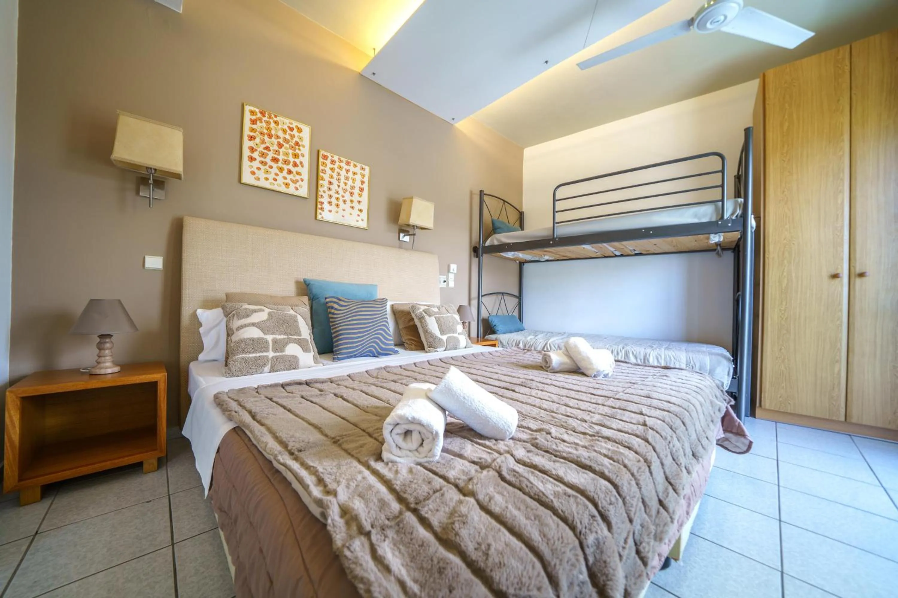 Bedroom, Bed in RODI BLUE apartments