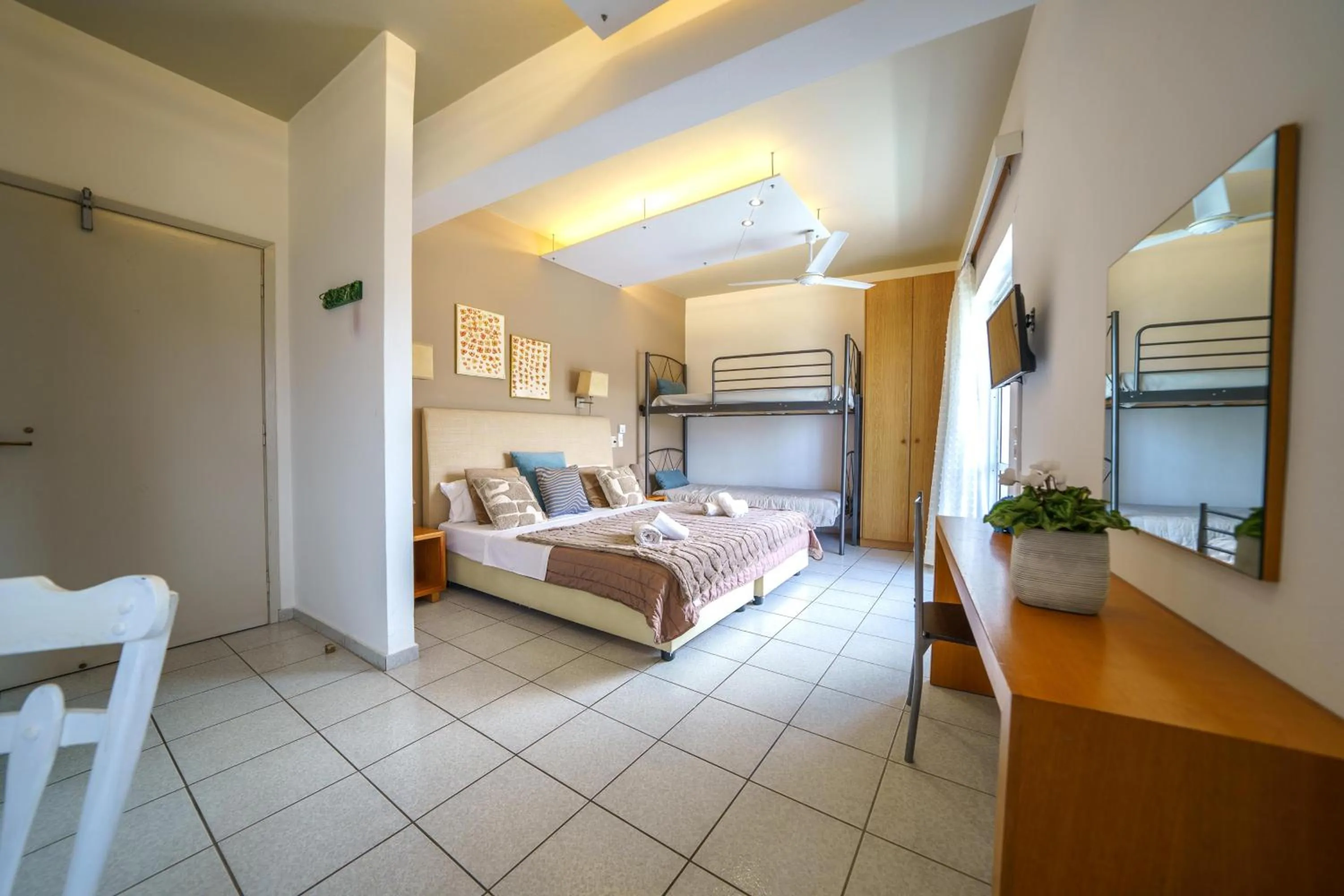 Bedroom, Bed in RODI BLUE apartments