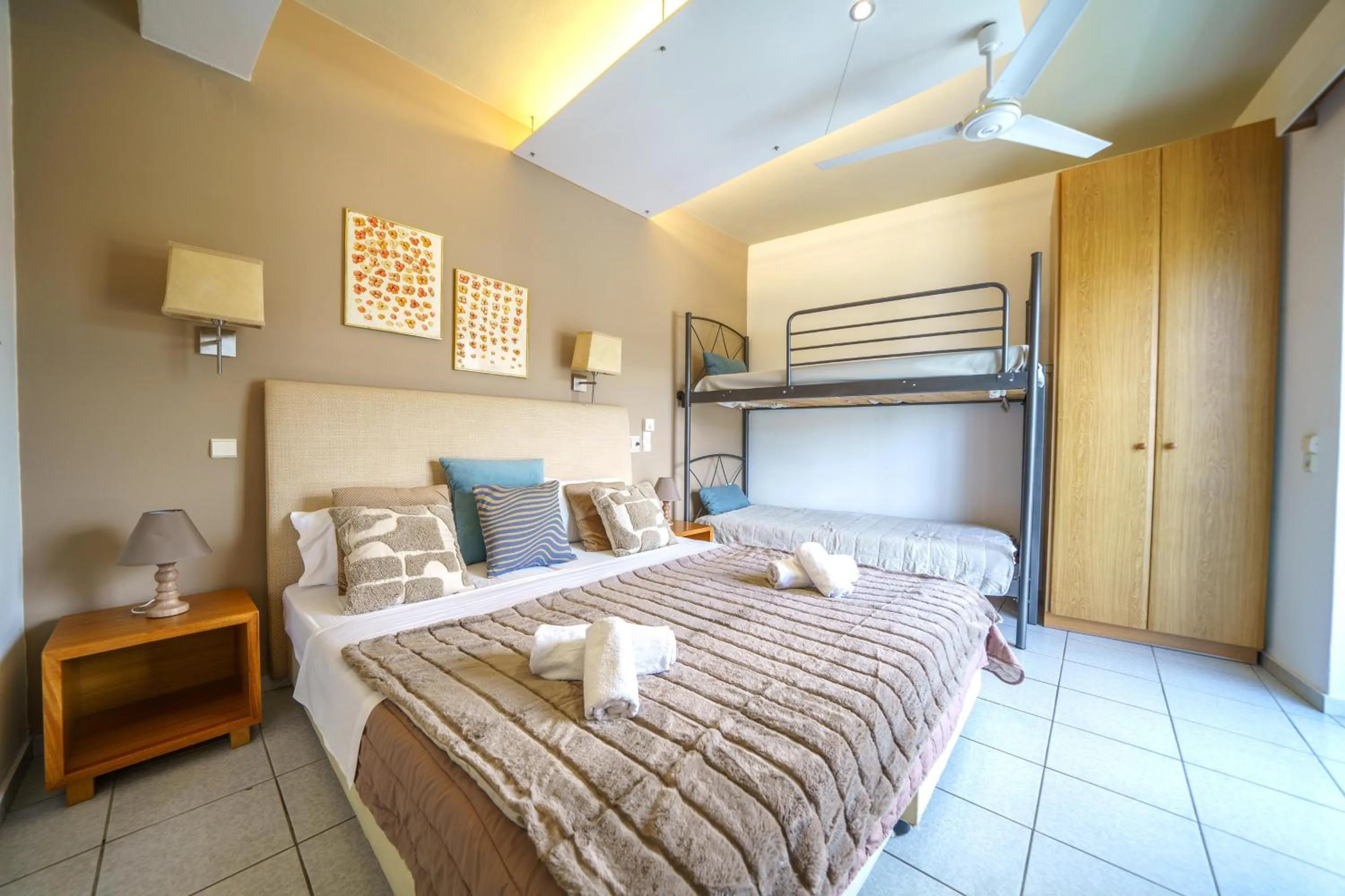 Bed in RODI BLUE apartments