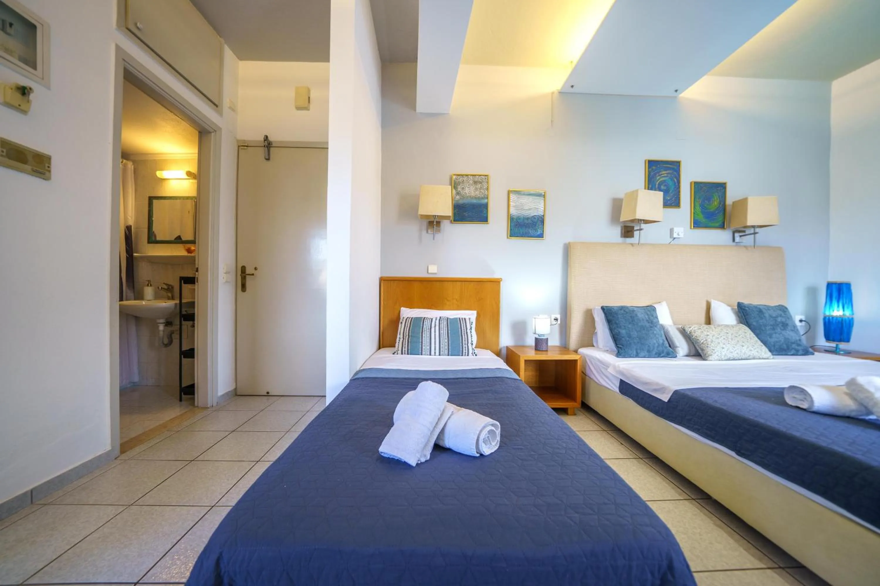 Bed in RODI BLUE apartments