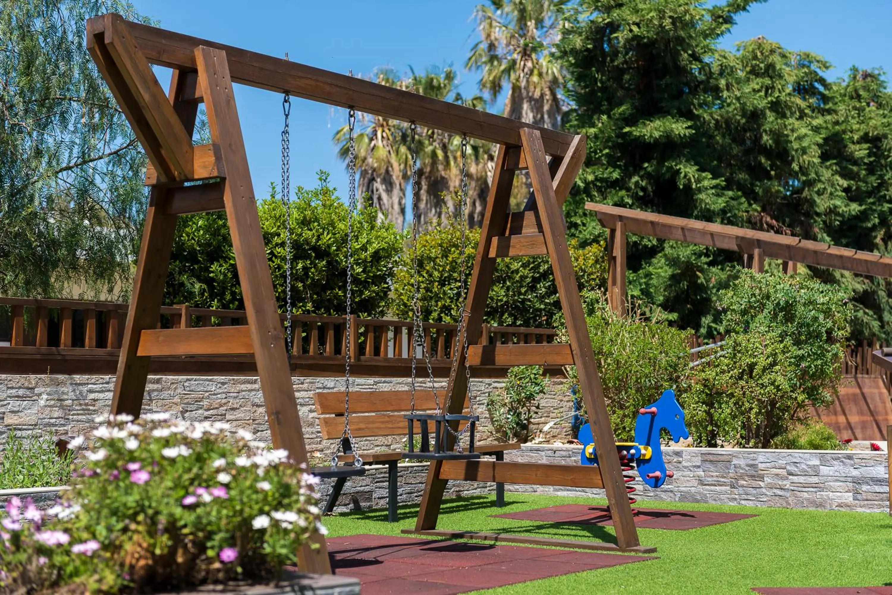 Children play ground in Gaia Garden