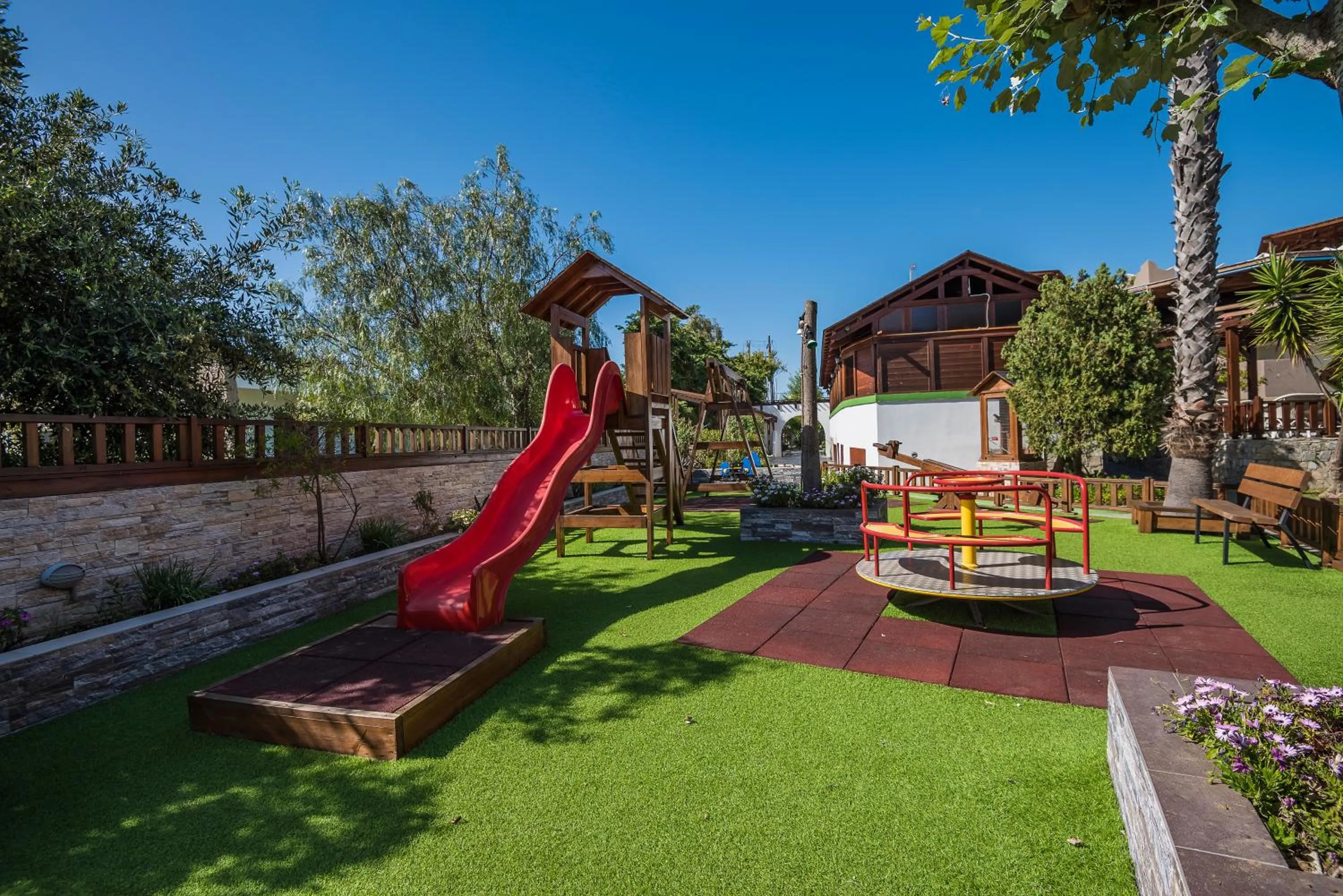 Children play ground in Gaia Garden