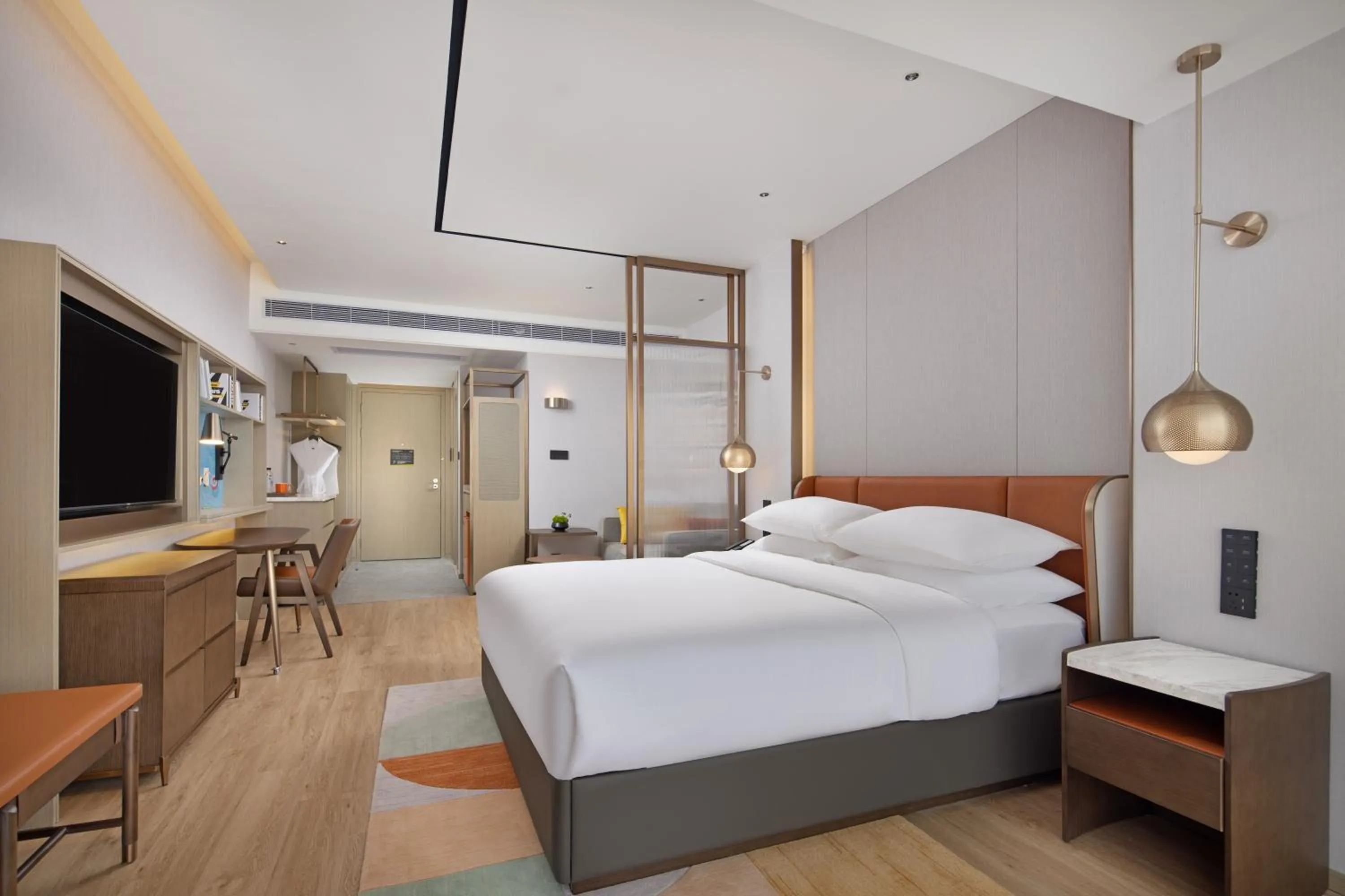 Bed in Home2 Suites by Hilton Nanning