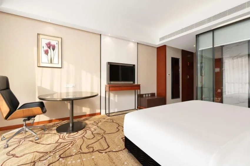Bed in 深圳国际会展中心凯嘉酒店-Shenzhen Kaijia Hotel-Shenzhen-World