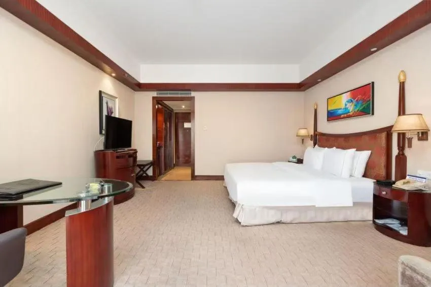 Bed in 深圳国际会展中心凯嘉酒店-Shenzhen Kaijia Hotel-Shenzhen-World